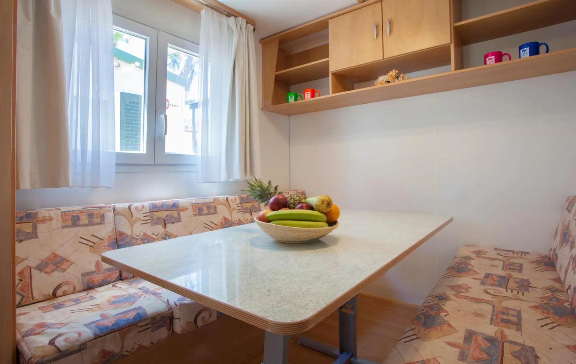 Living room in Camping Village Capo D'Orso