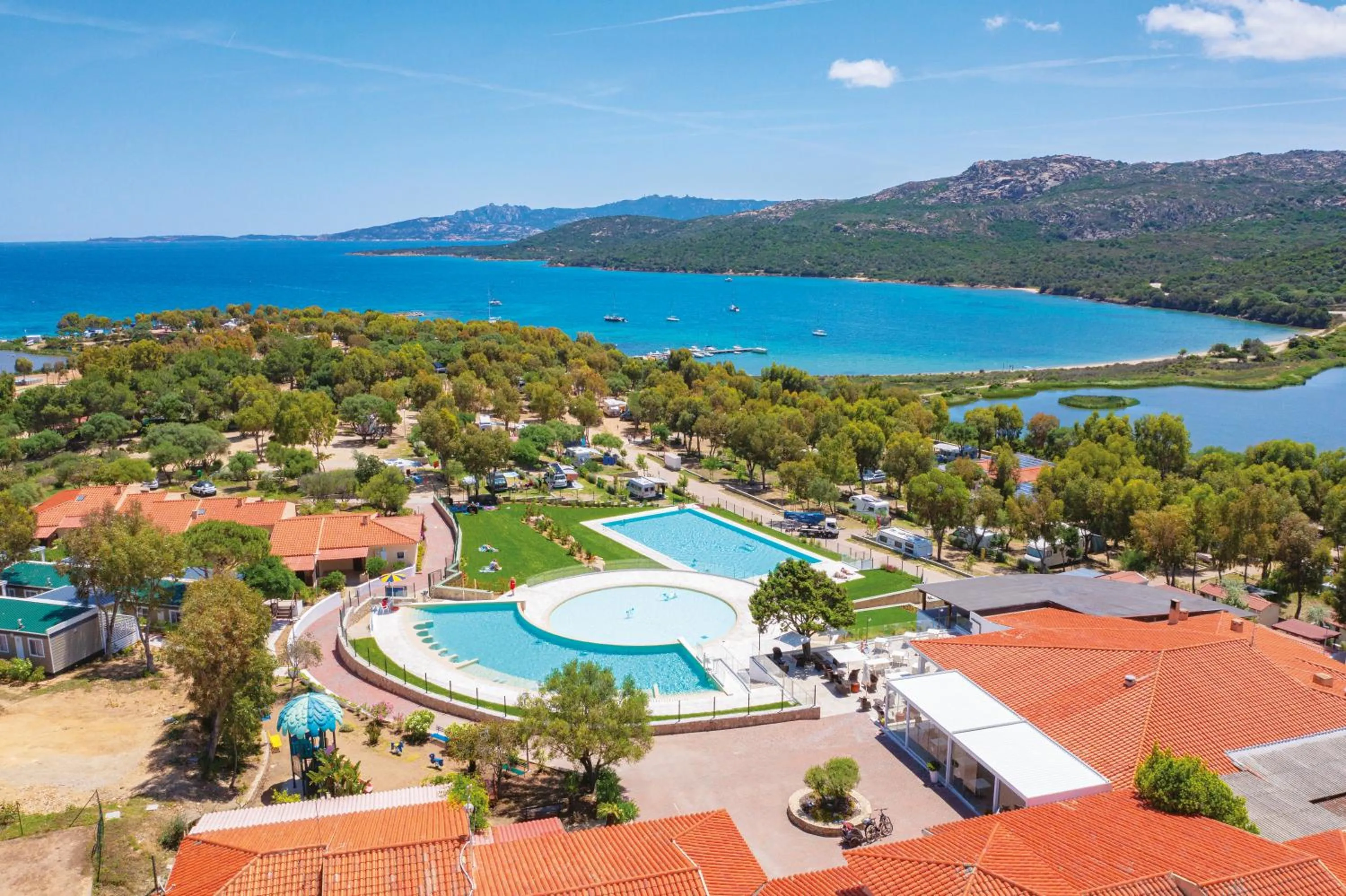 Bird's eye view in Camping Village Capo D'Orso