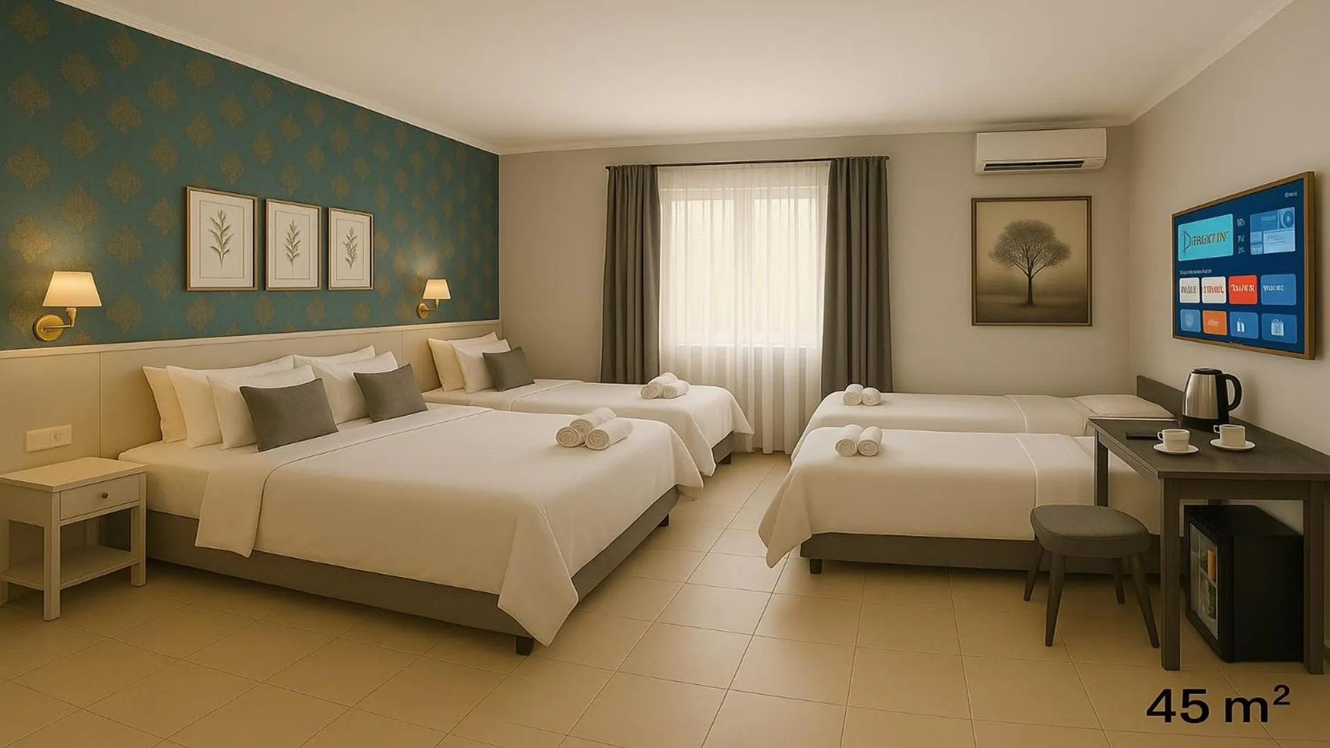 Bed in Çorlu Safir Hotel & City Center