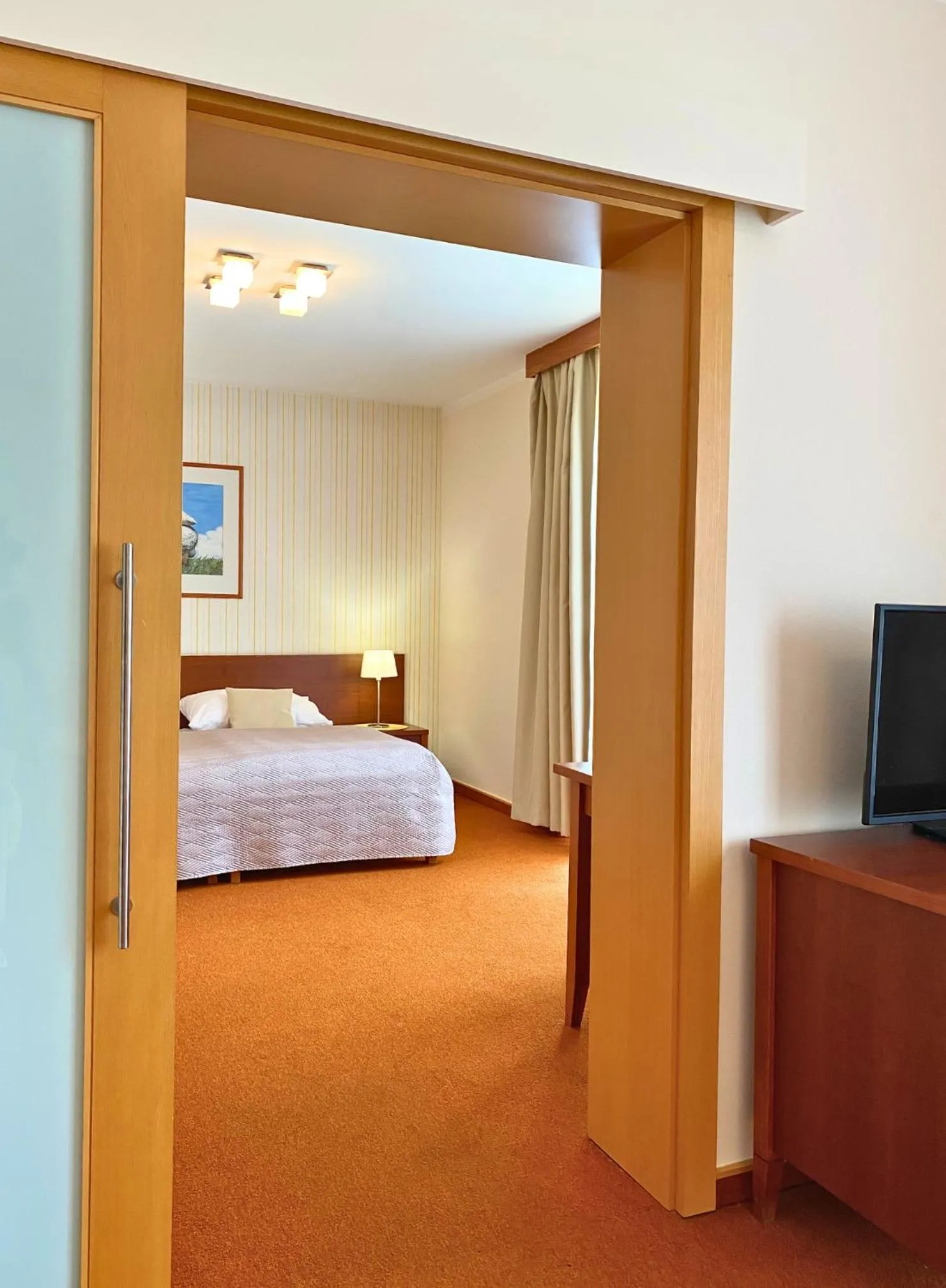 Bed in Golf Hotel Austerlitz