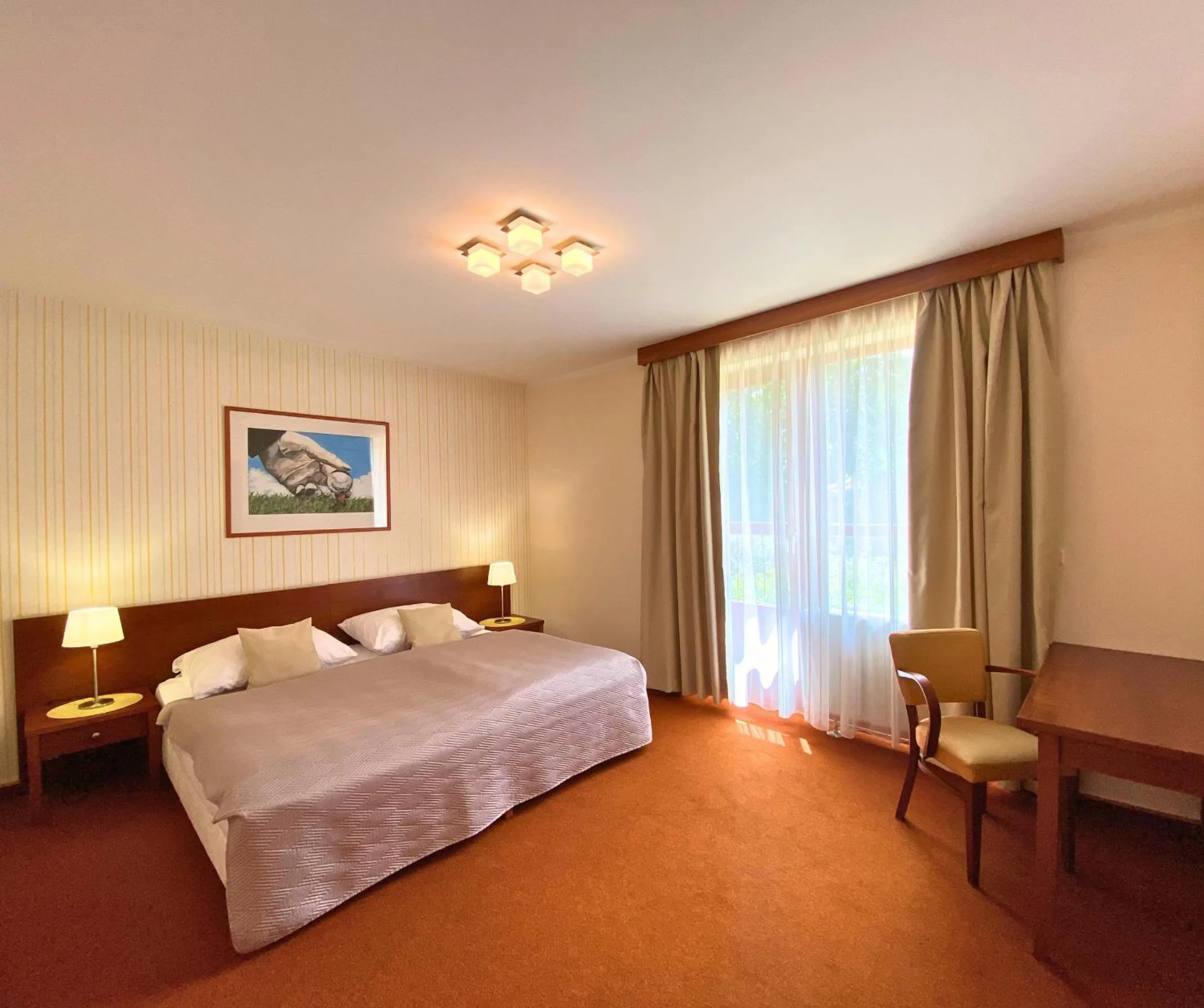 Bed in Golf Hotel Austerlitz