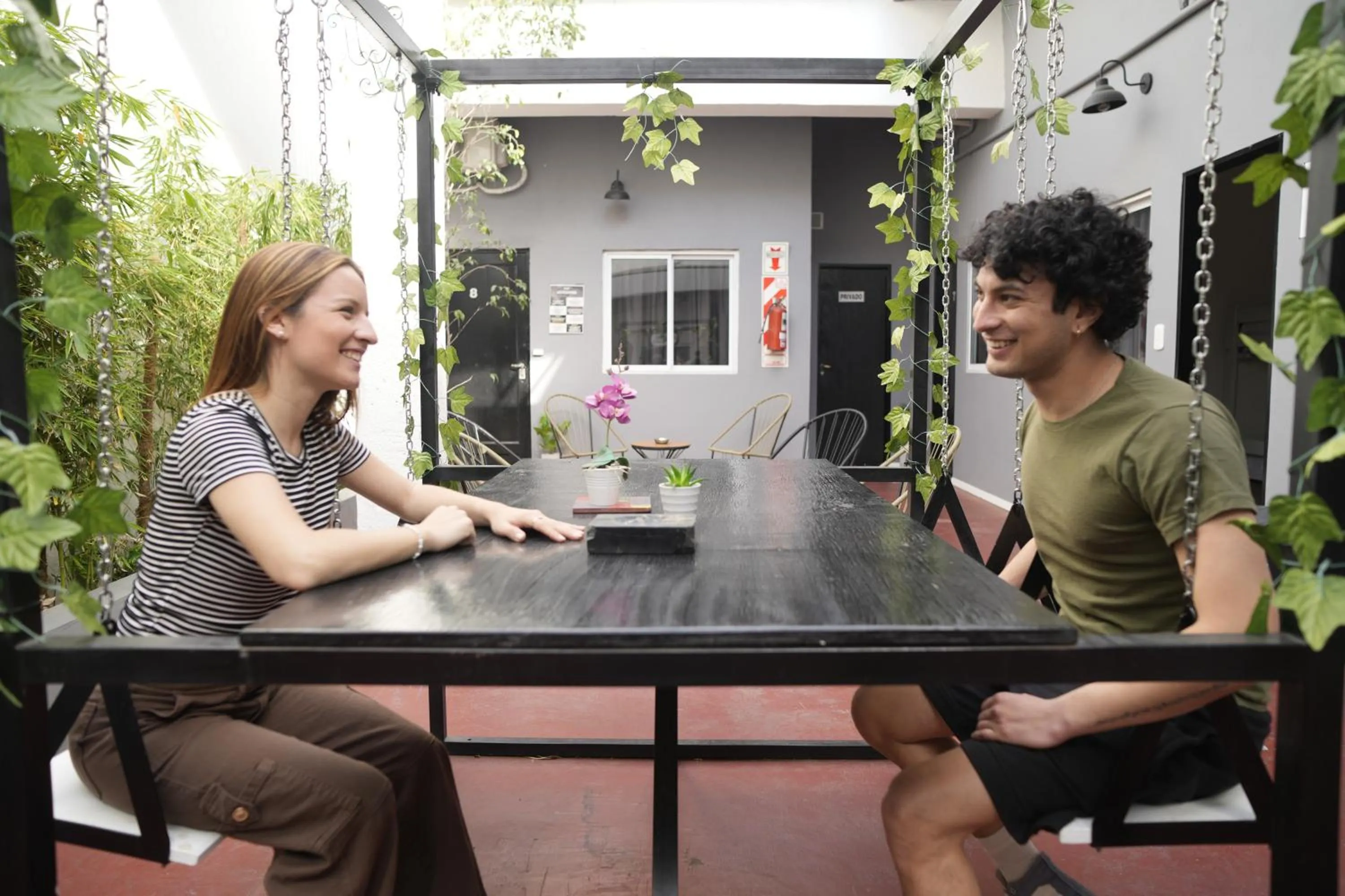 Patio in PH Palermo Hostel