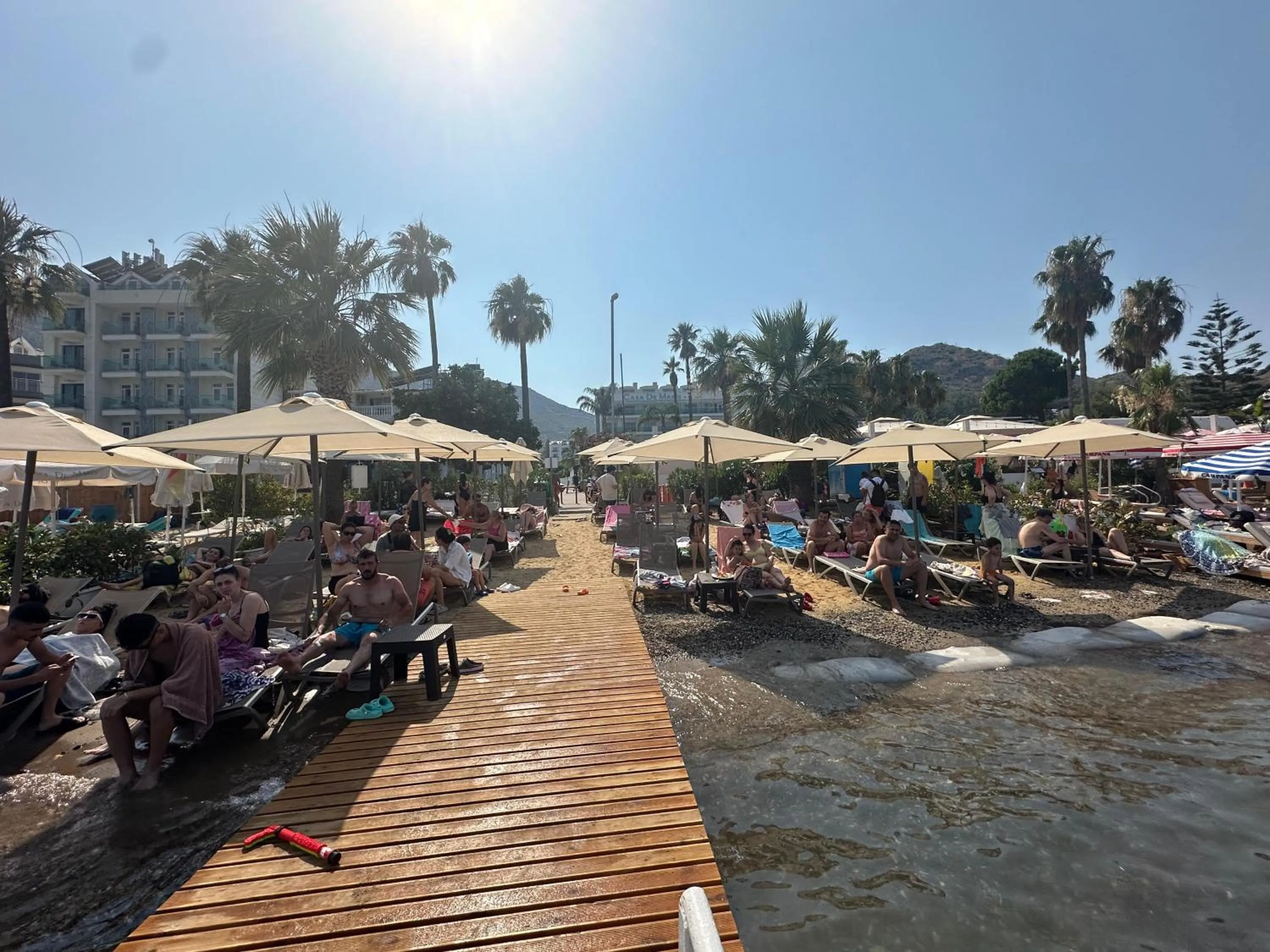Beach in Uysal Hotel