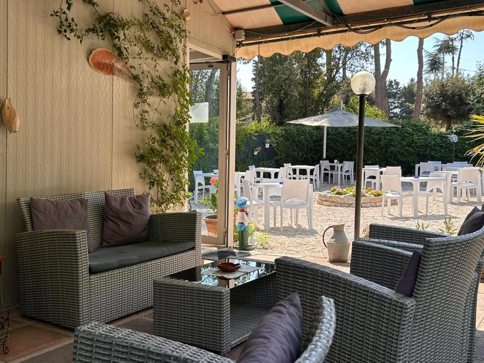 Garden in Hotel "Il Parco" B&B Sirolo