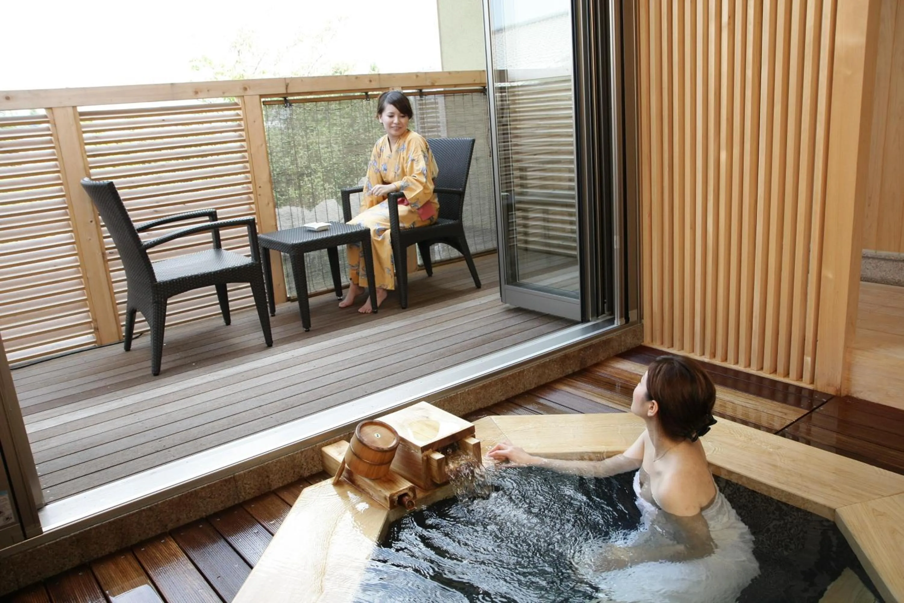 Hot Spring Bath in Bettei Soan