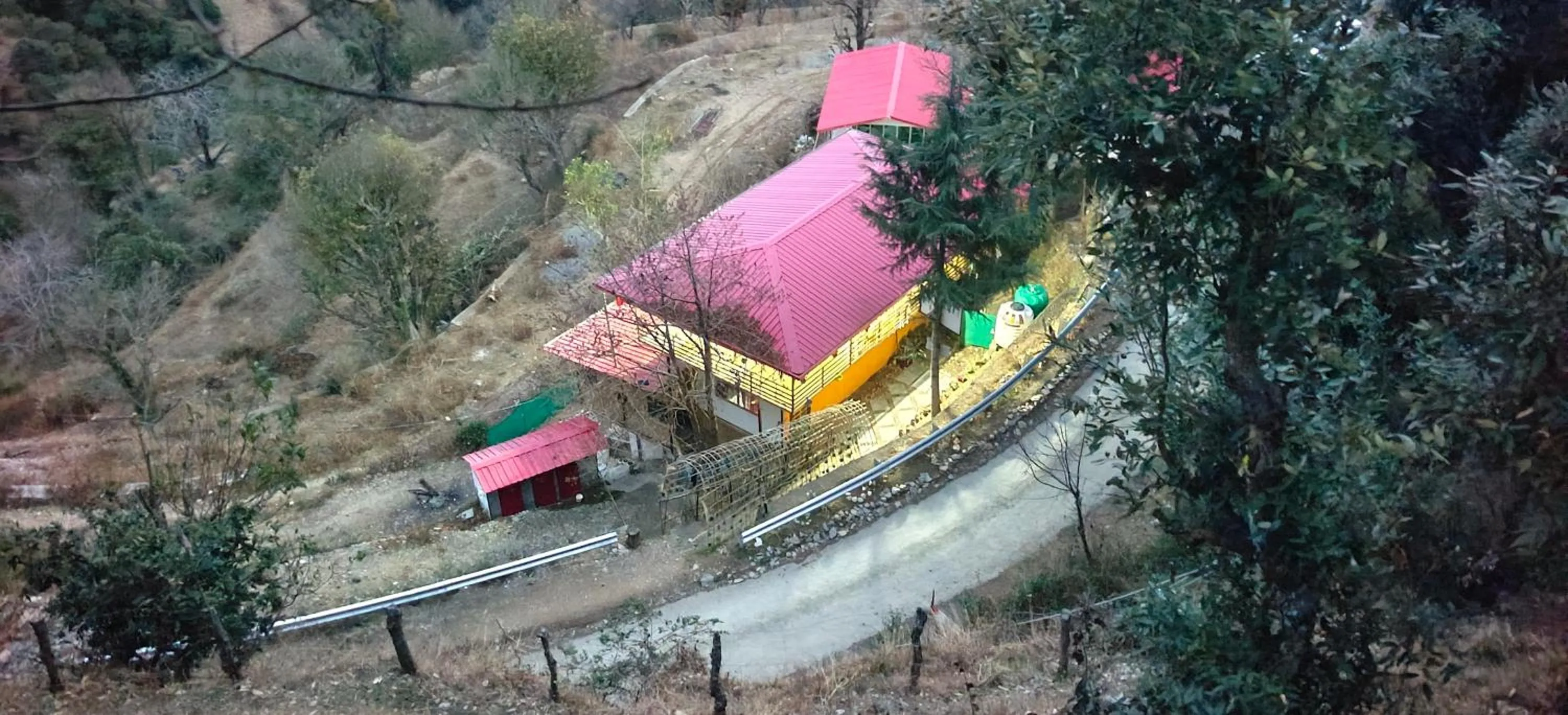Property building in hotel chakrata green and camping
