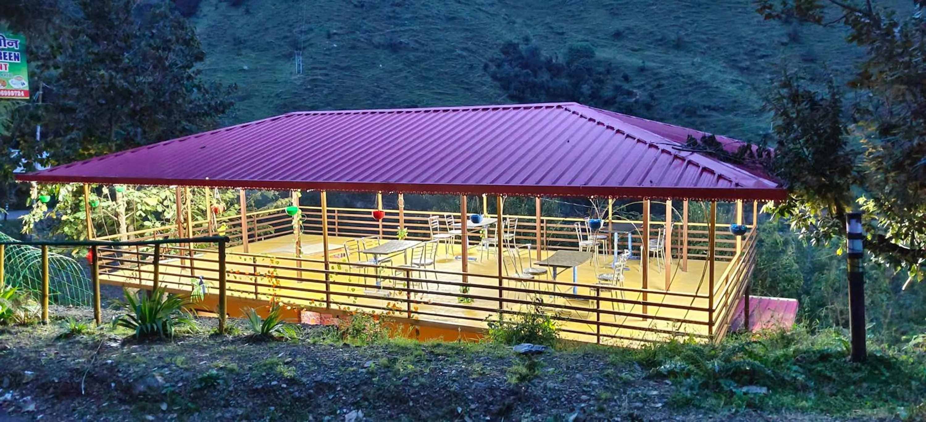 Property building in hotel chakrata green and camping