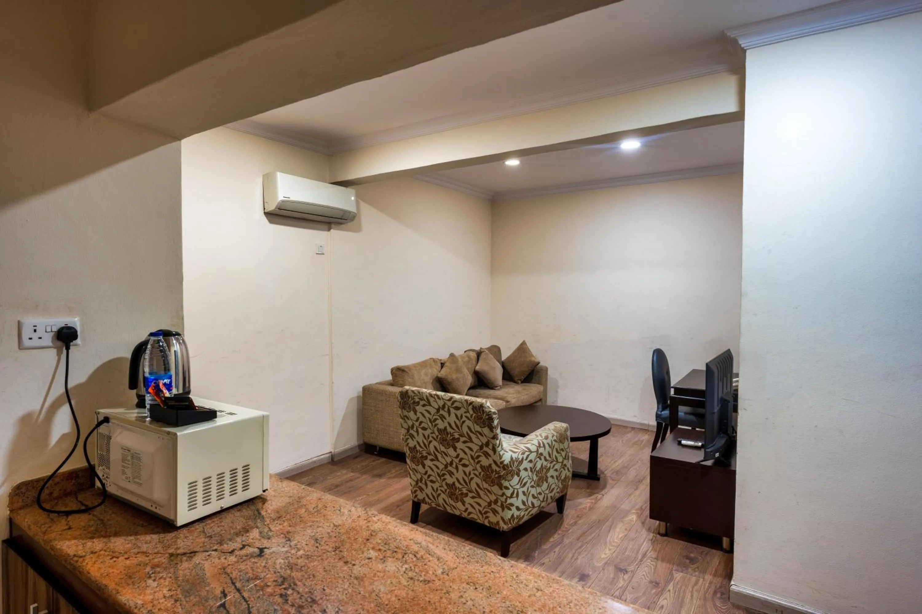 Living room in The Guest House