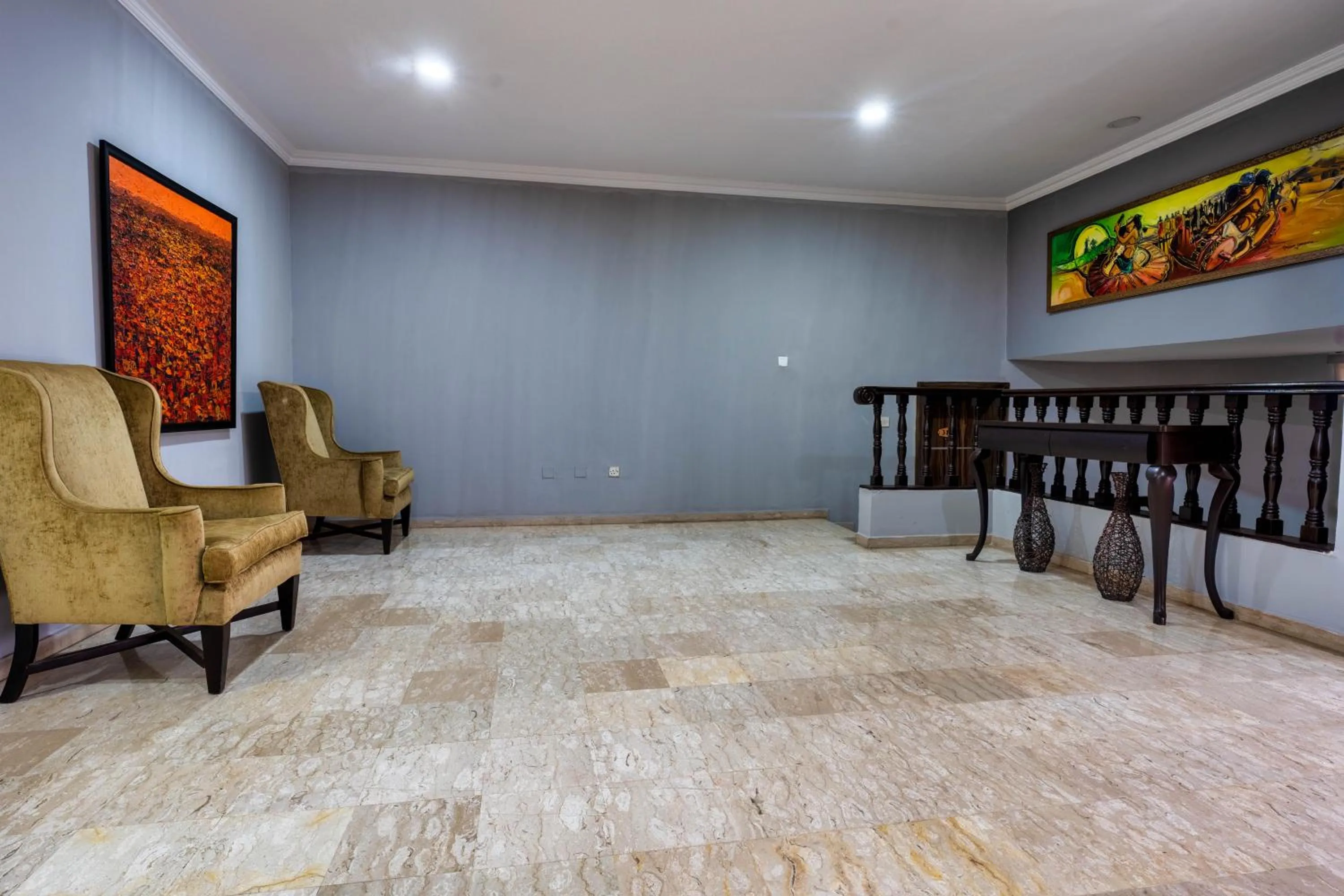 Seating area in The Guest House