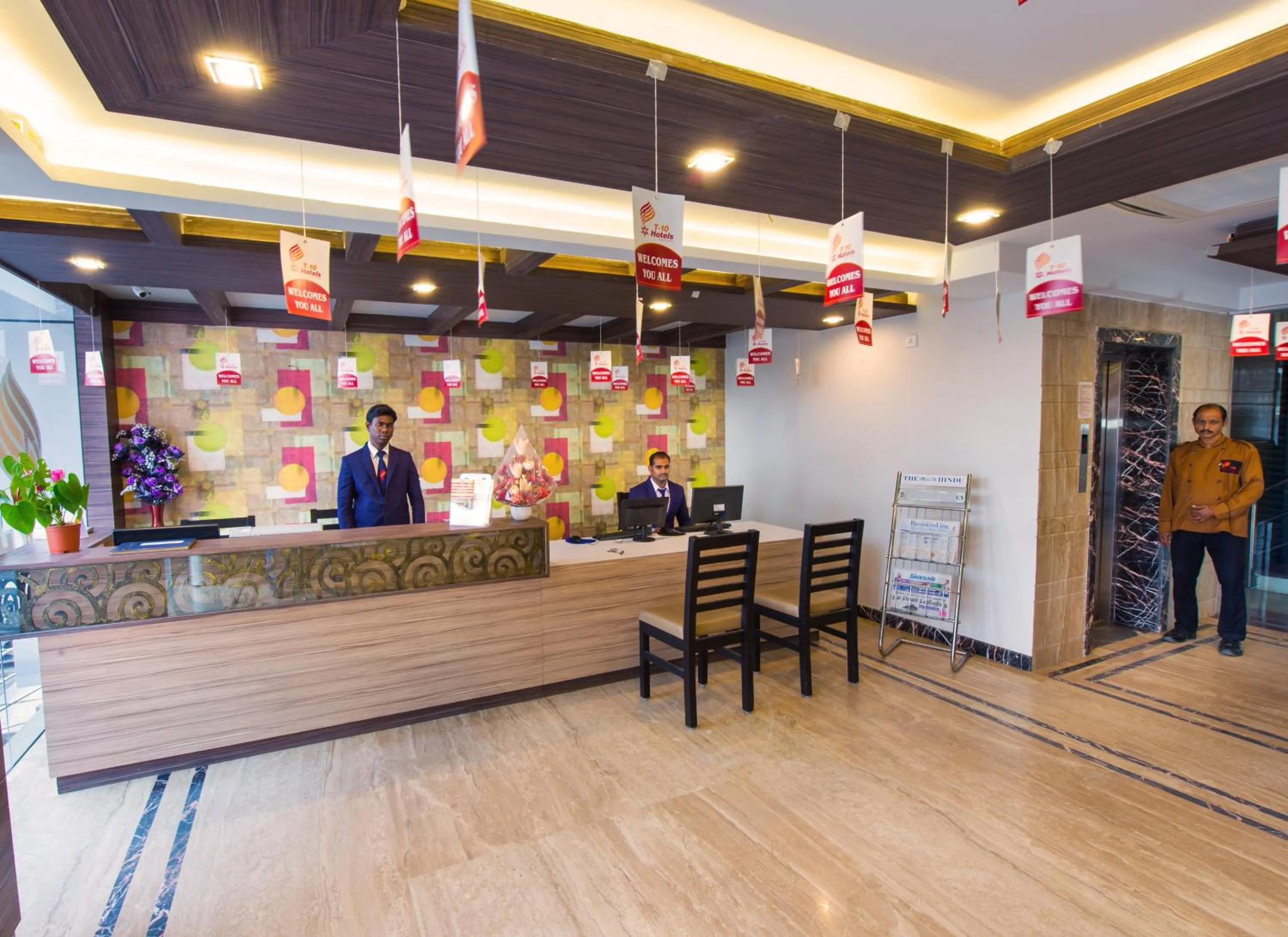 Lobby or reception in Plaza Hotel Trichy