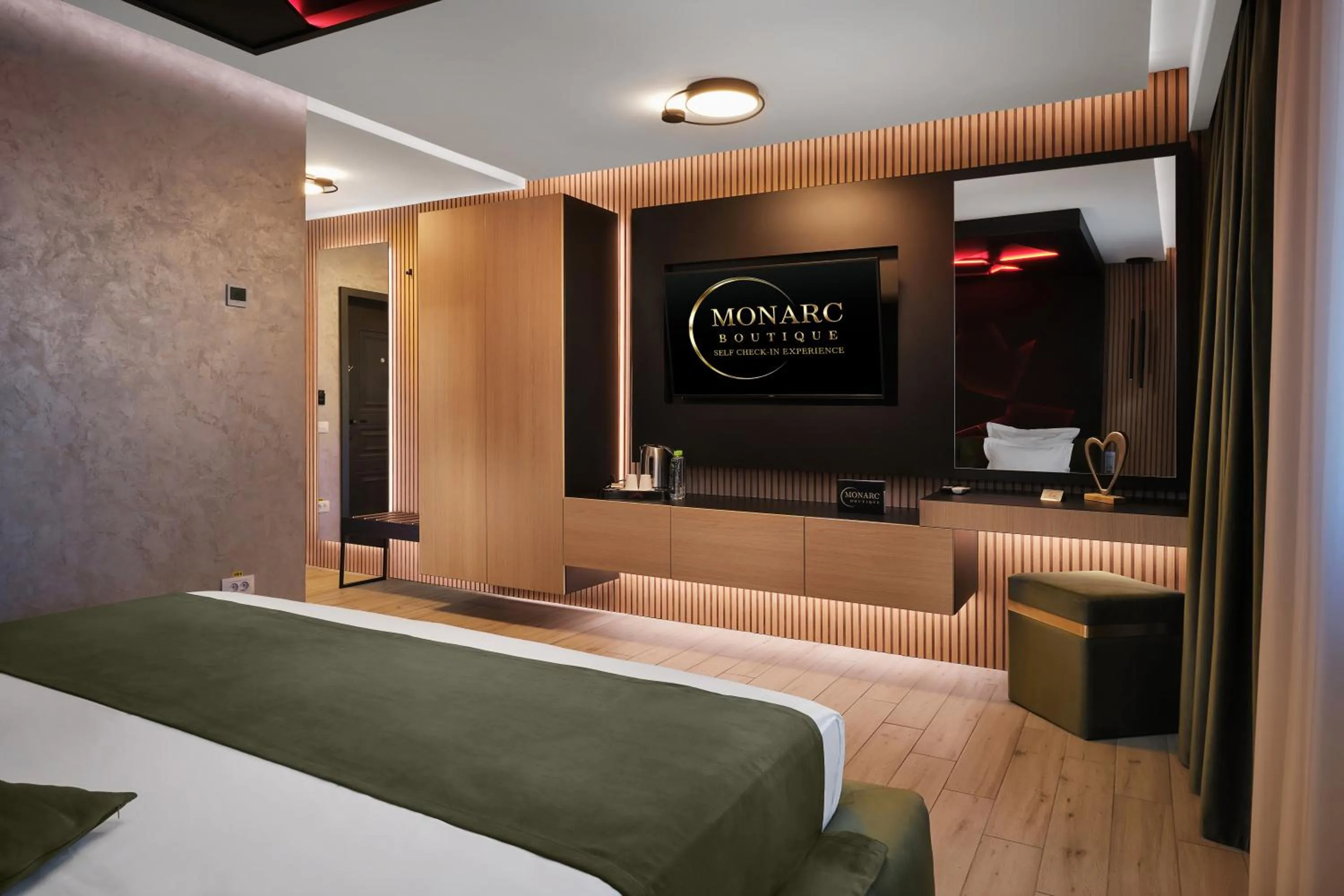 Bed in MONARC Boutique ApartHotel - SELF CHECK-IN