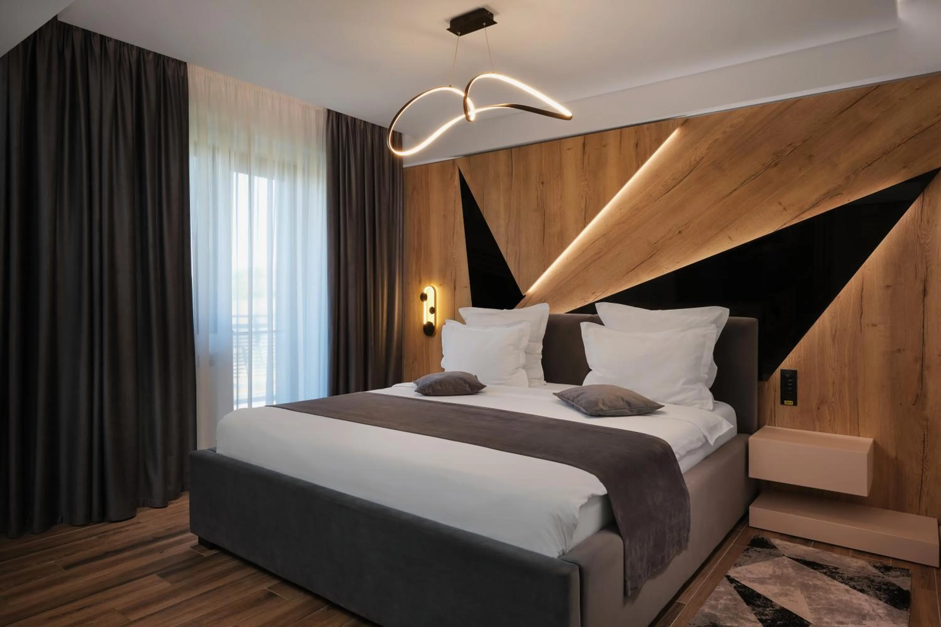 Bed in MONARC Boutique ApartHotel - SELF CHECK-IN