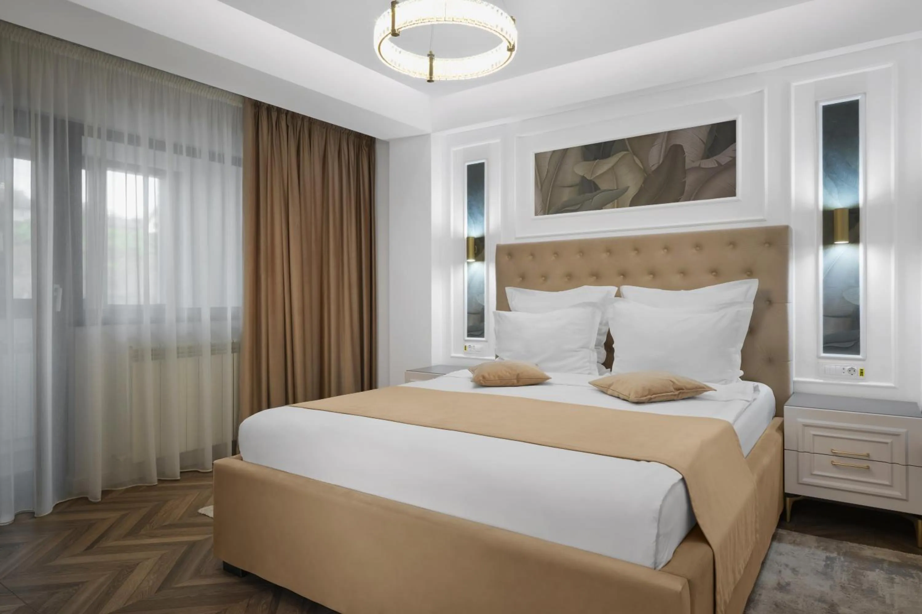 Bed in MONARC Boutique ApartHotel - SELF CHECK-IN