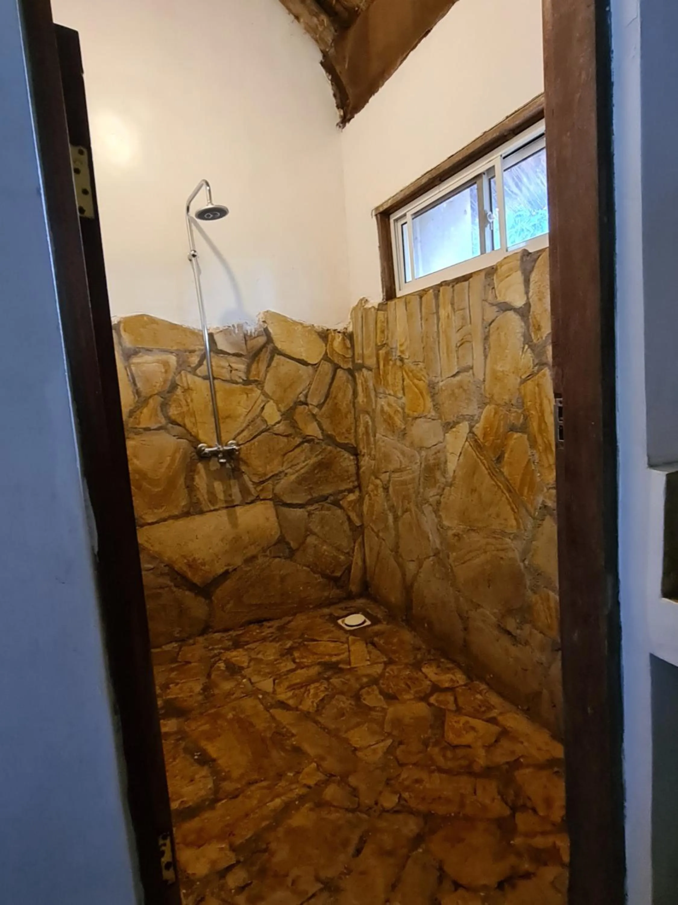 Shower in Honey Badger Lodge