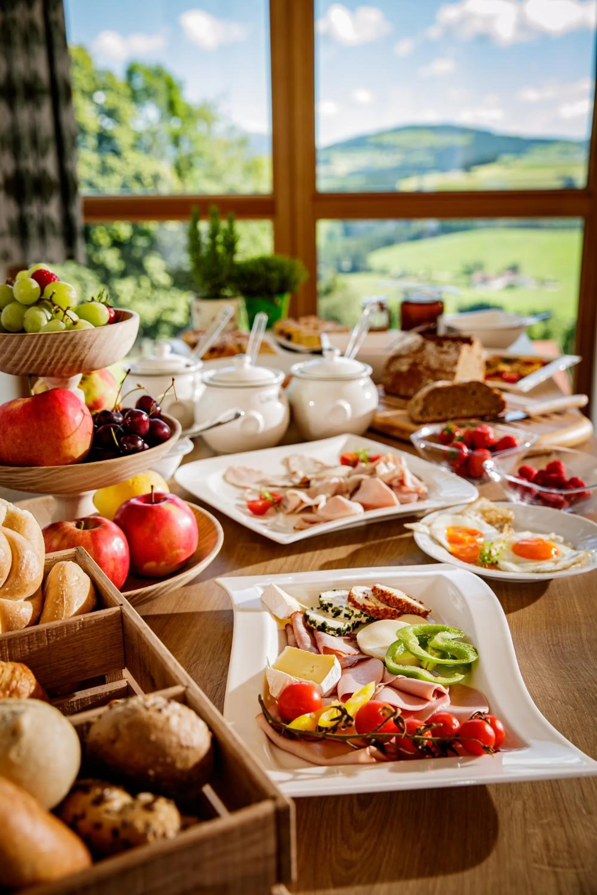 Buffet breakfast in Der Almblick