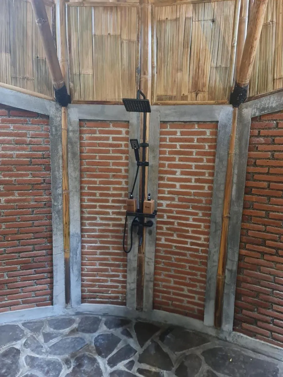 Bathroom in The Osing Bamboo Resort - a LIBERTA Collection