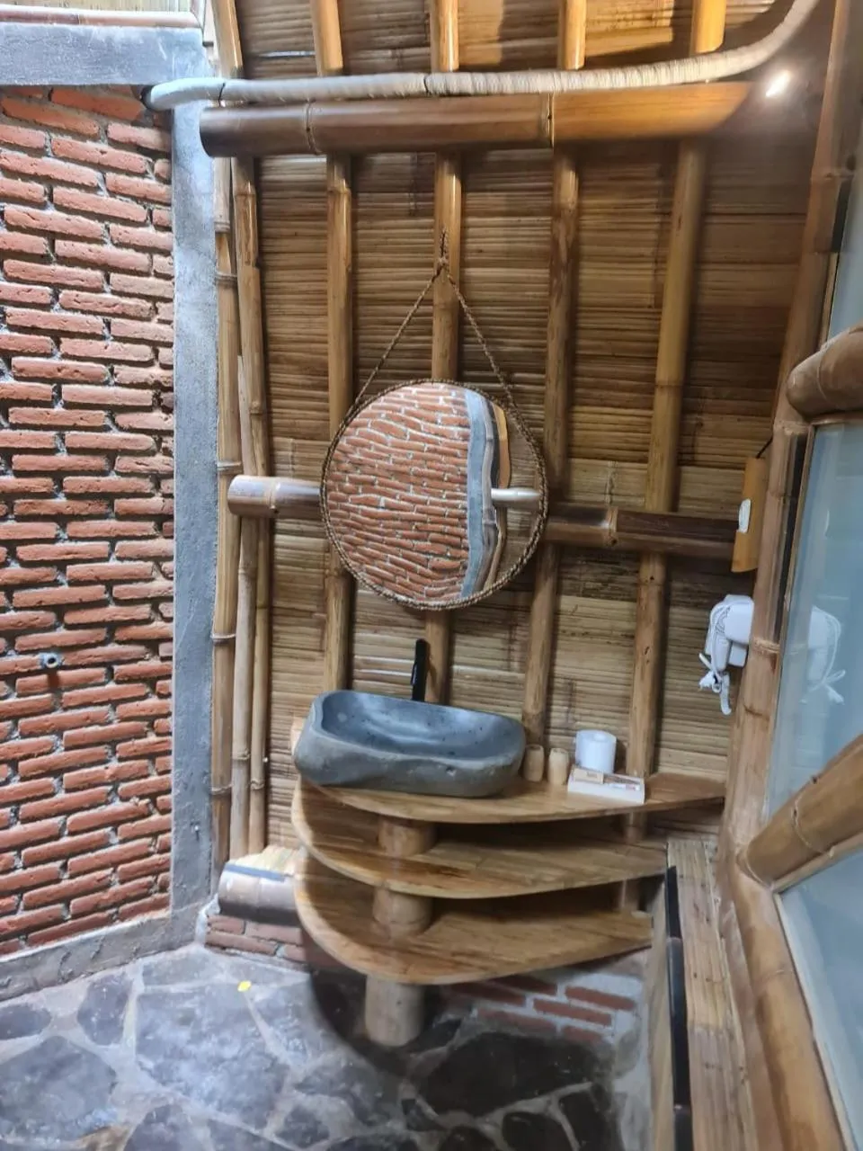 Bathroom in The Osing Bamboo Resort - a LIBERTA Collection