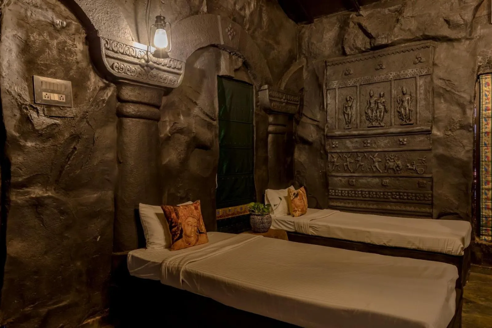 Bed in Dio Regaalo Theme Resort, Ratnagiri