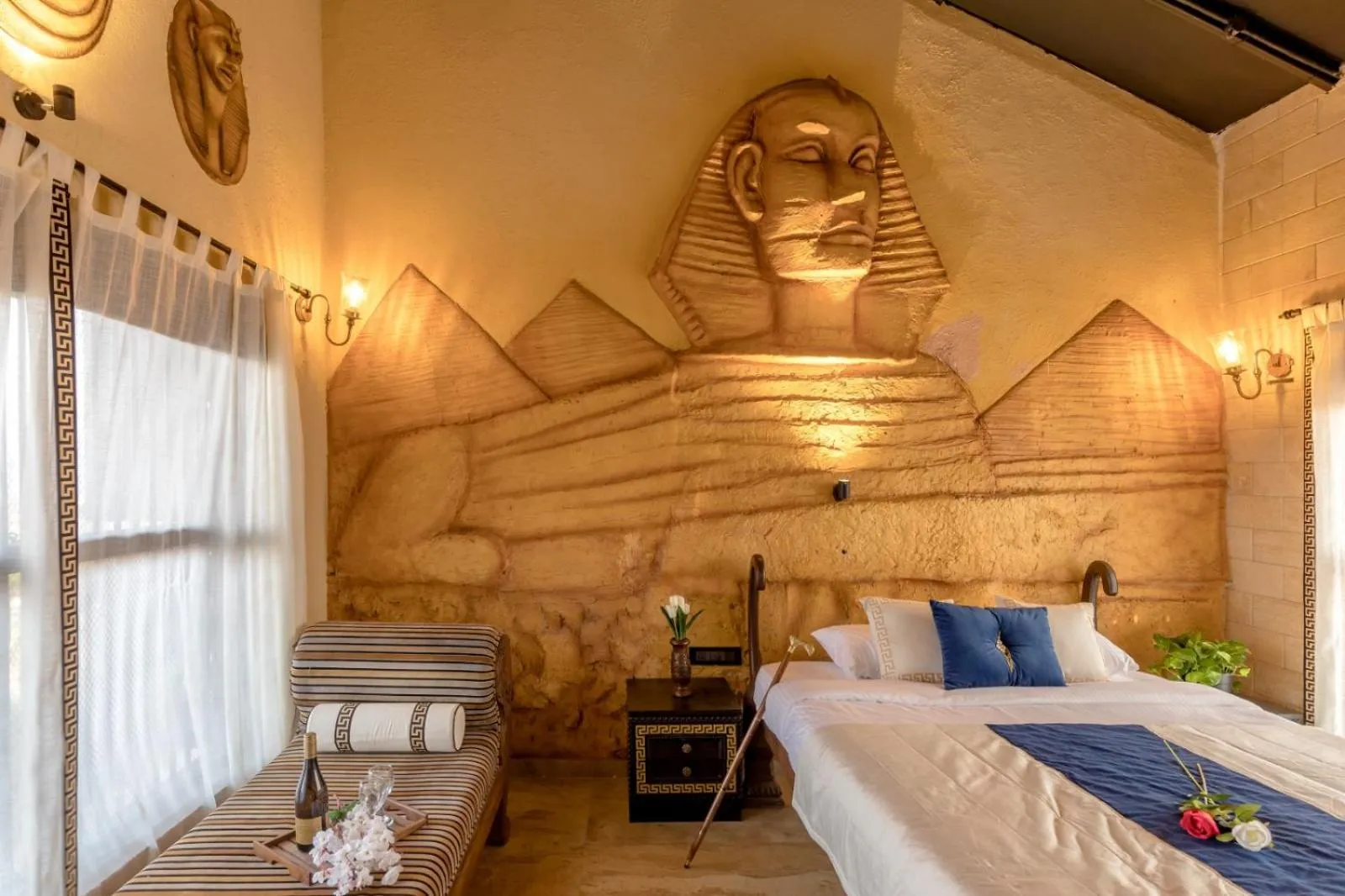 Bed in Dio Regaalo Theme Resort, Ratnagiri