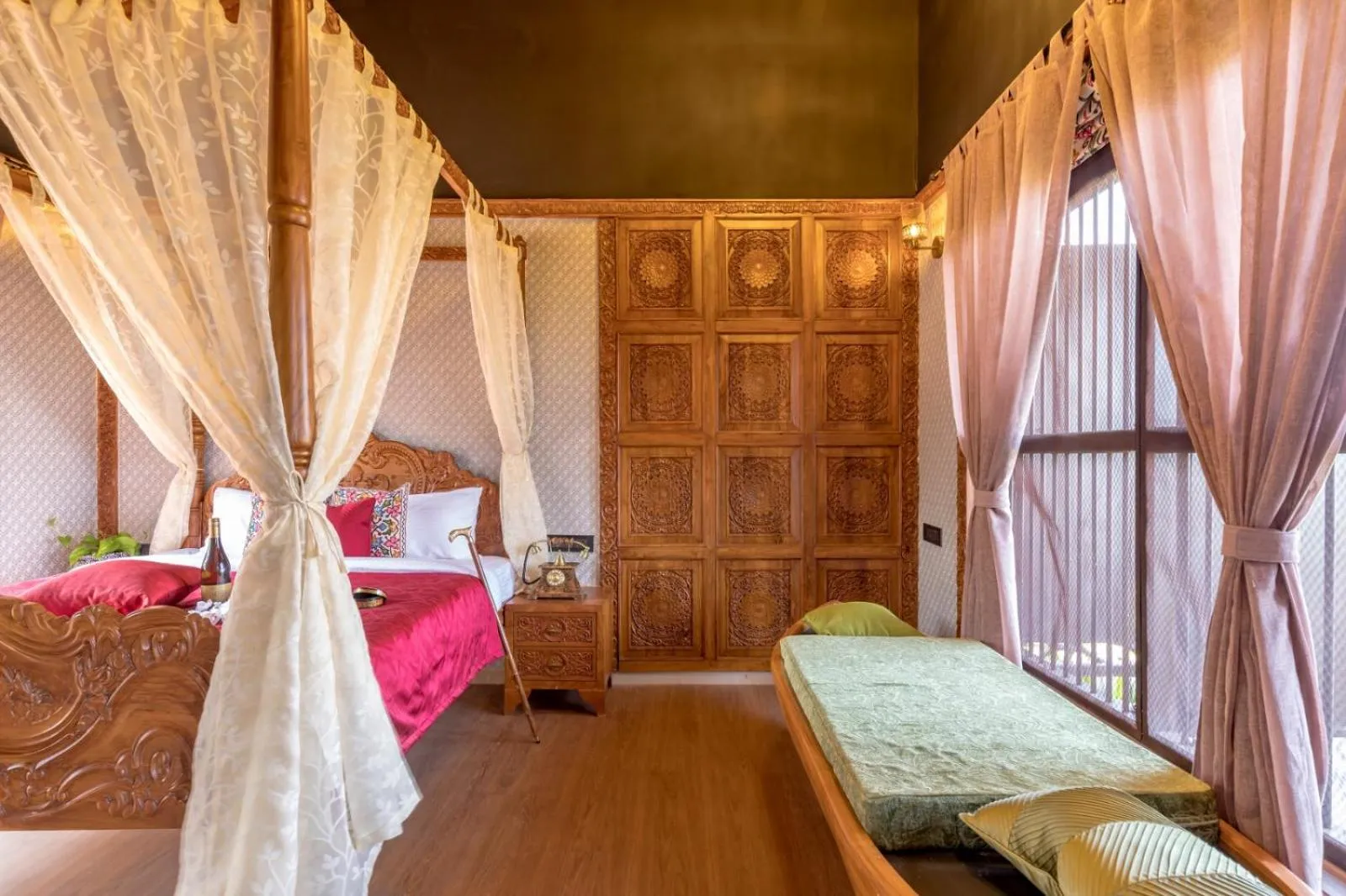 Bed in Dio Regaalo Theme Resort, Ratnagiri