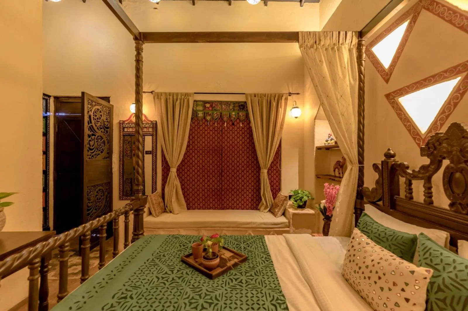 Bed in Dio Regaalo Theme Resort, Ratnagiri