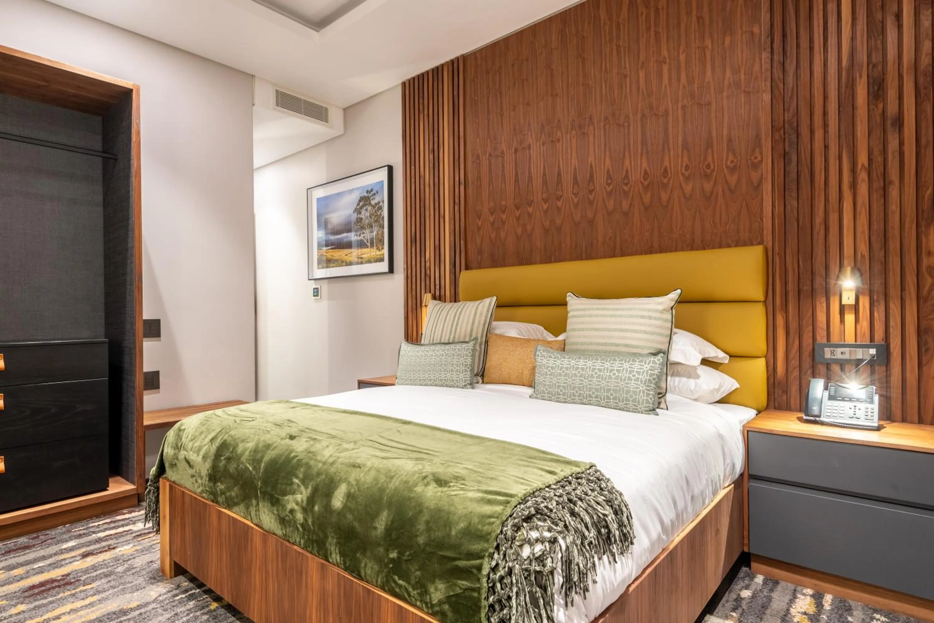 Bed in Anfani Boutique Hotel