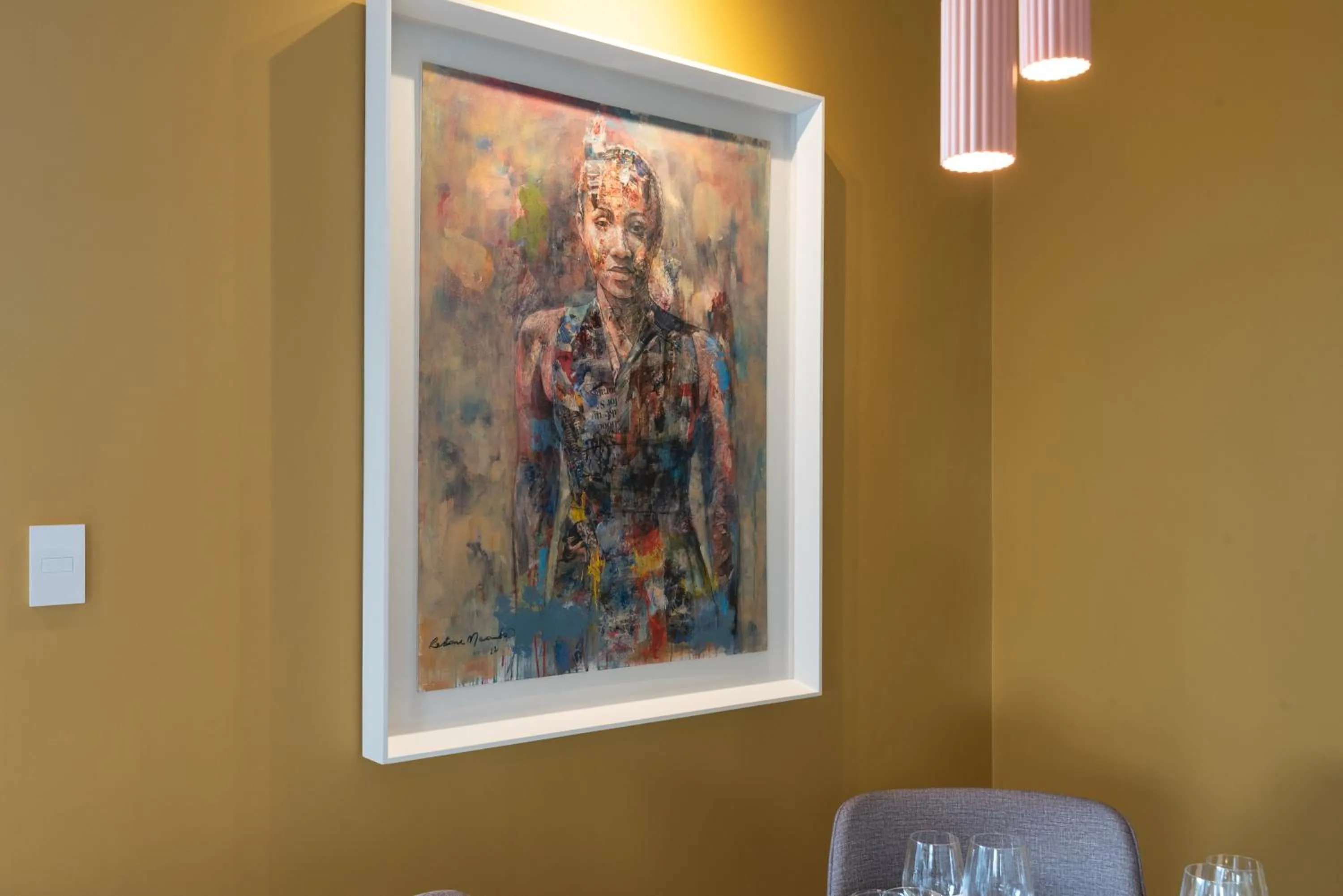 Decorative detail in Anfani Boutique Hotel