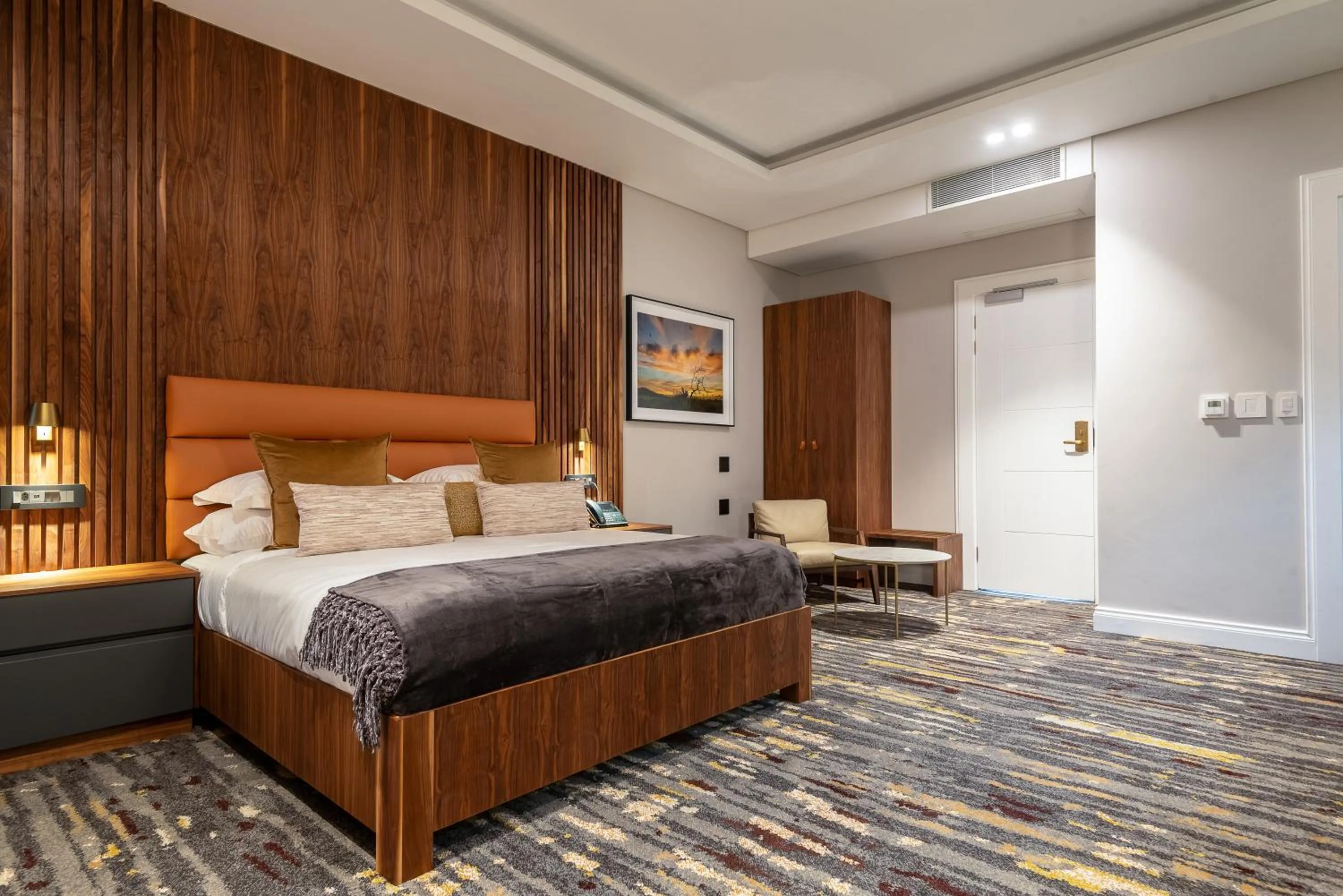 Bed in Anfani Boutique Hotel