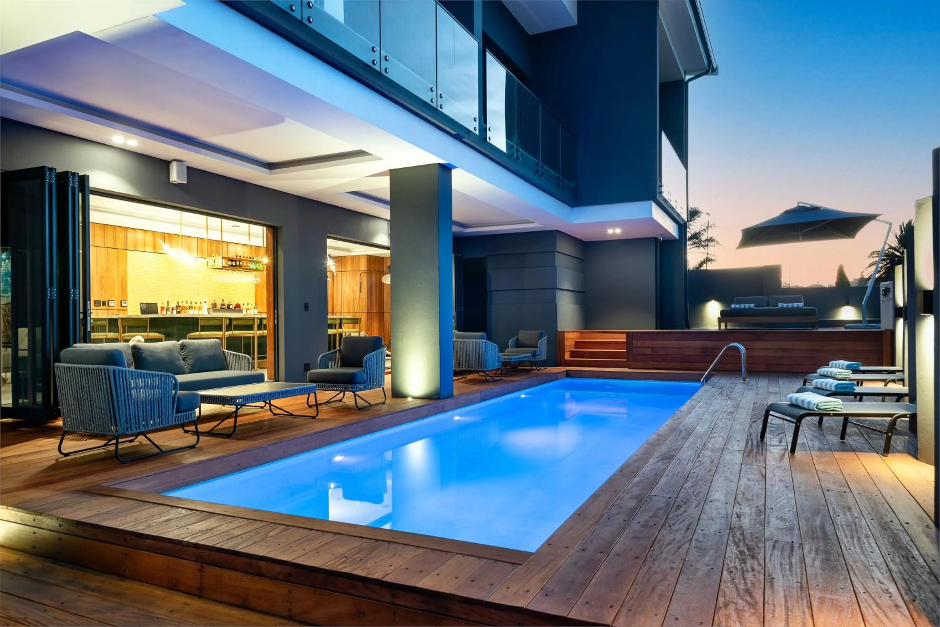 Patio in Anfani Boutique Hotel