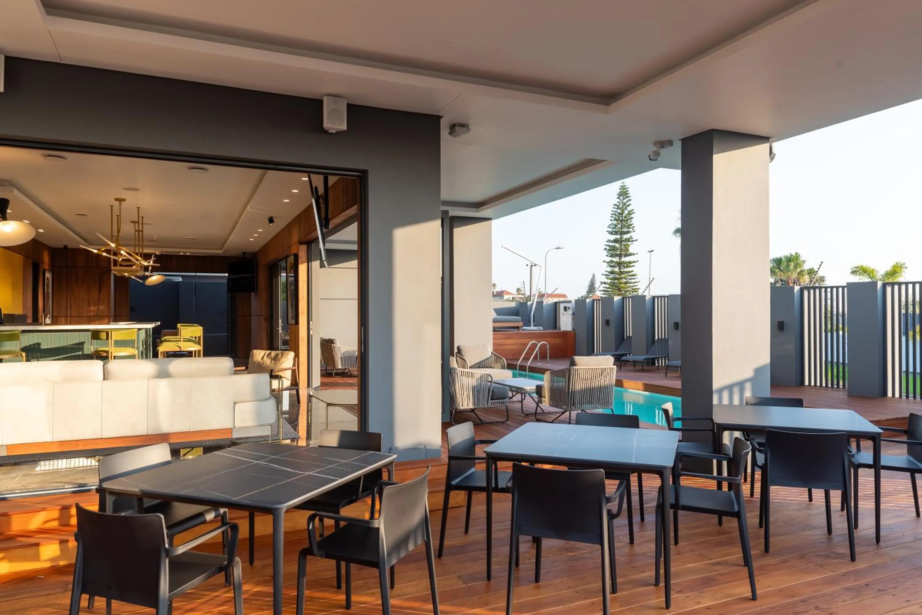 Patio in Anfani Boutique Hotel