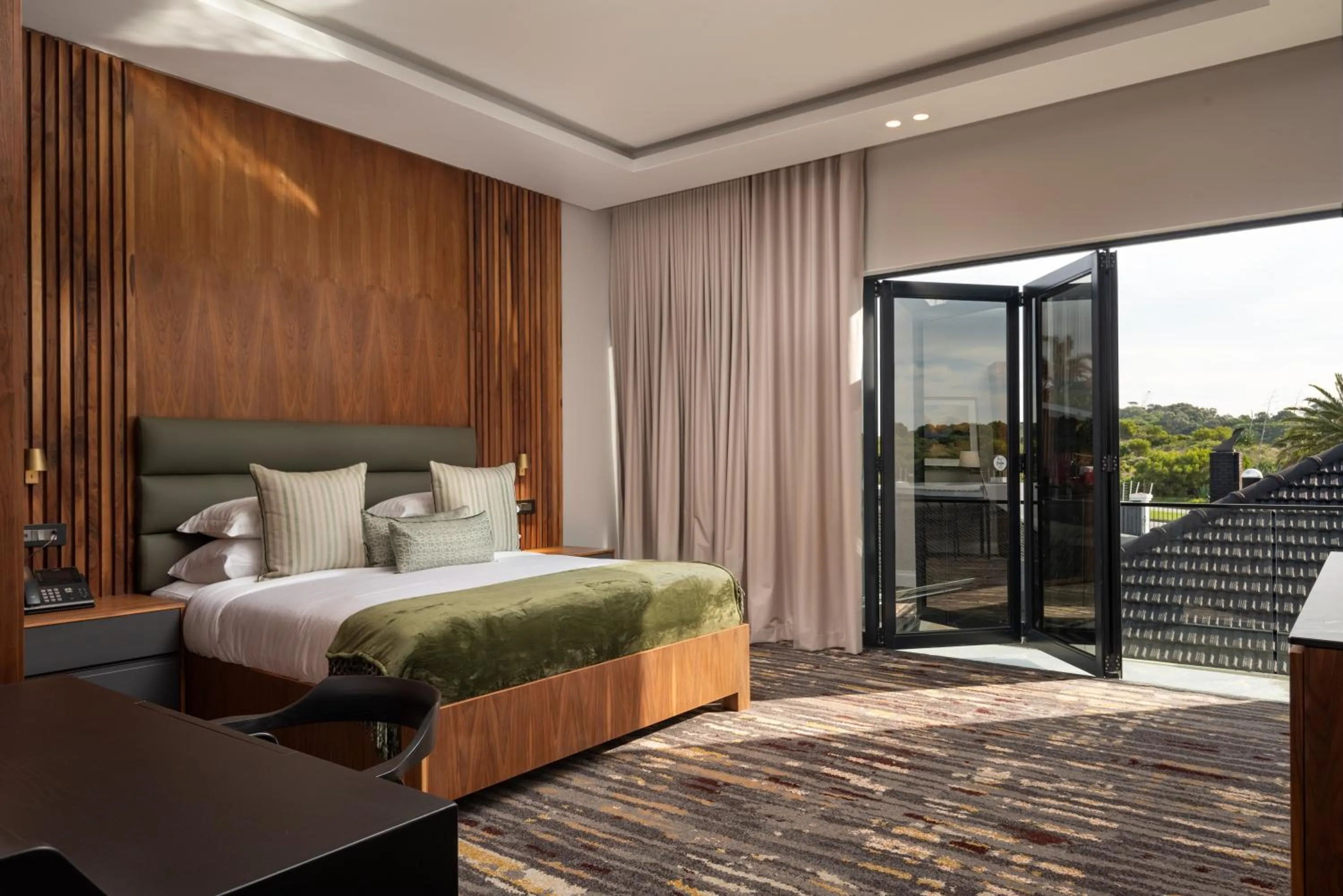 Bed in Anfani Boutique Hotel