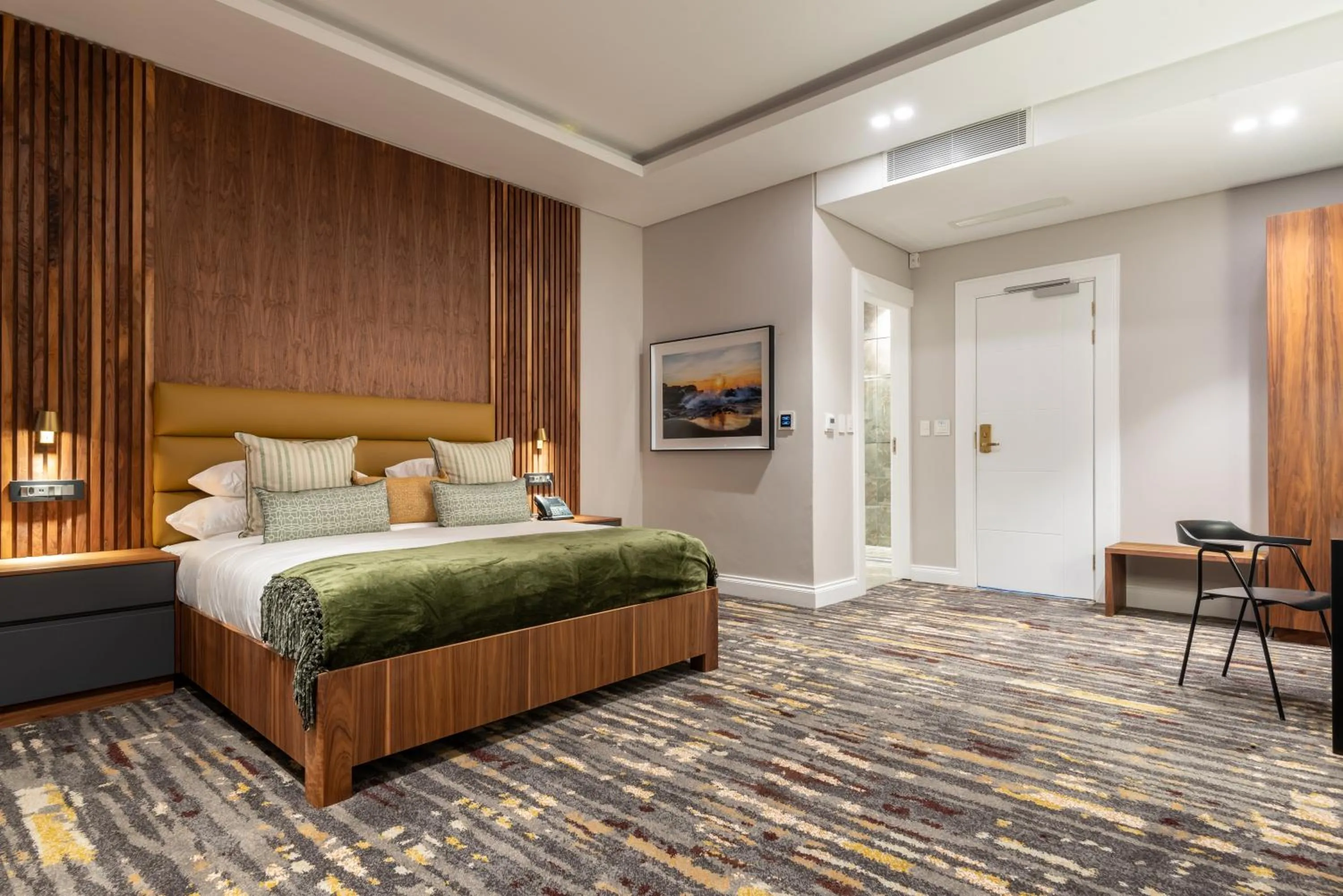 Bed in Anfani Boutique Hotel