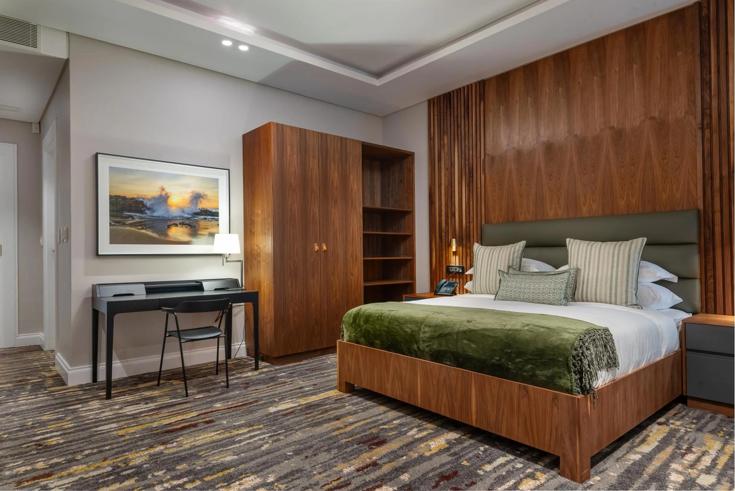 Bed in Anfani Boutique Hotel