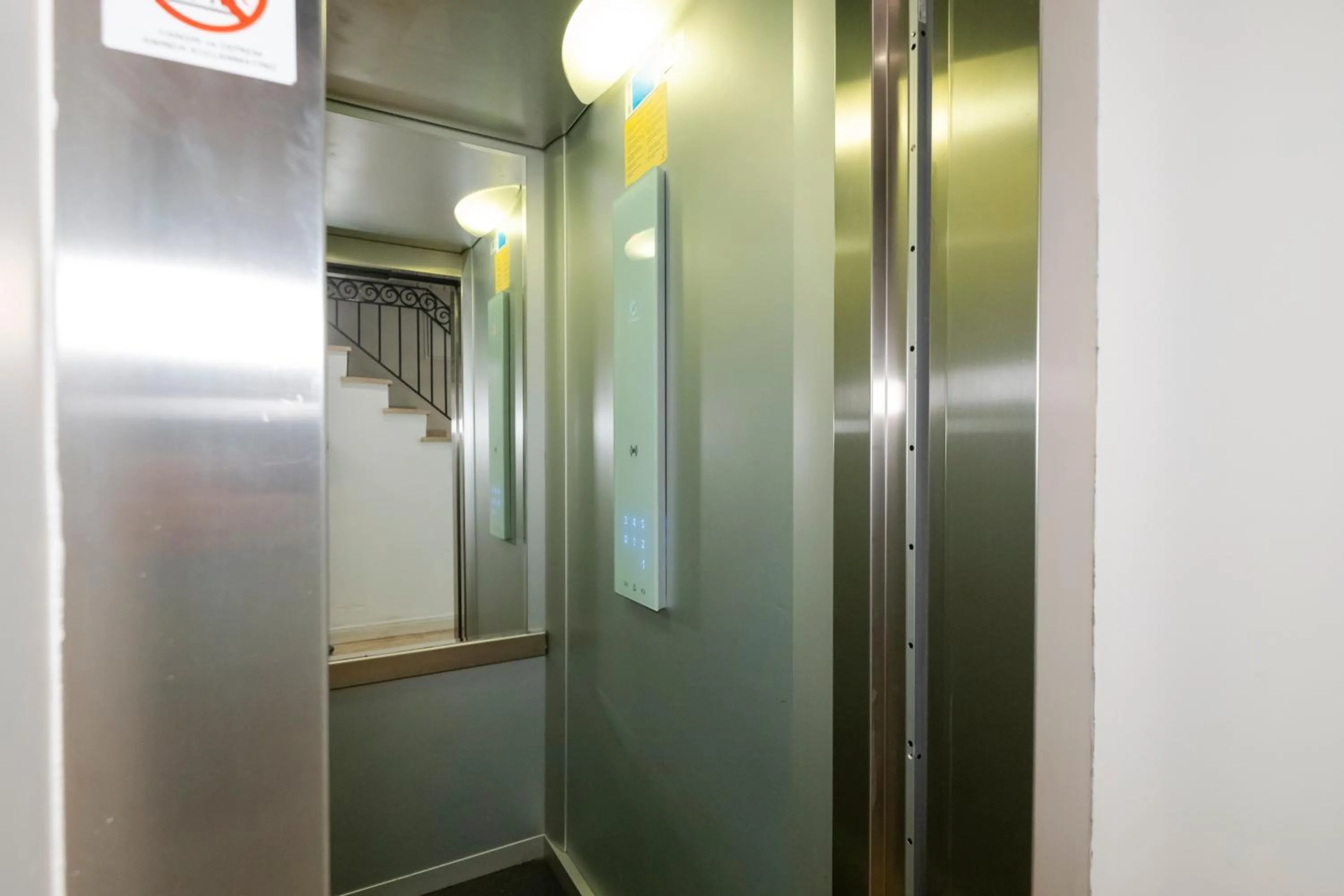 elevator in Ten Rooms Istanbul Hotel