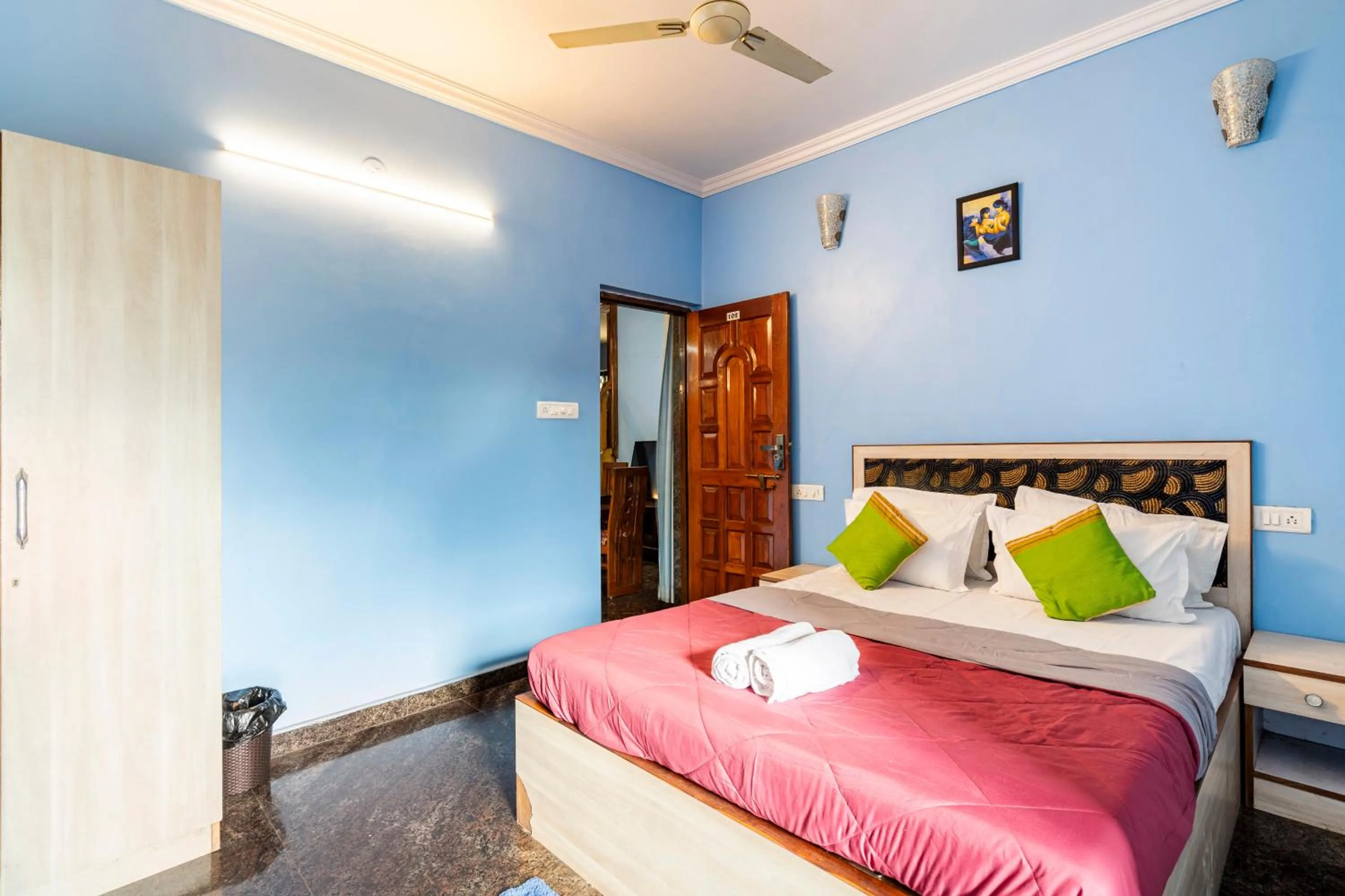 Bedroom, Bed in Last Minute Trip Hostel Morjim-By The Sea