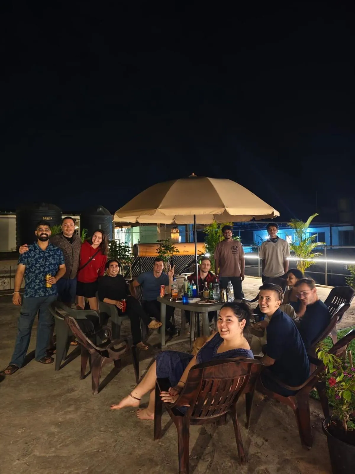 Balcony/Terrace in Last Minute Trip Hostel Morjim-By The Sea