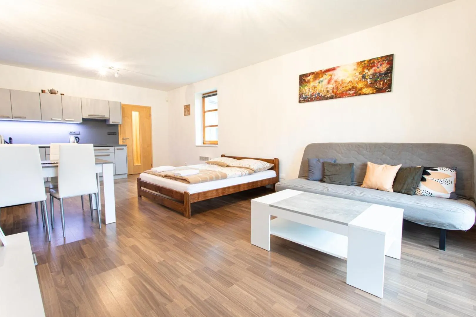 Bed in Wellness Hotel Říčky