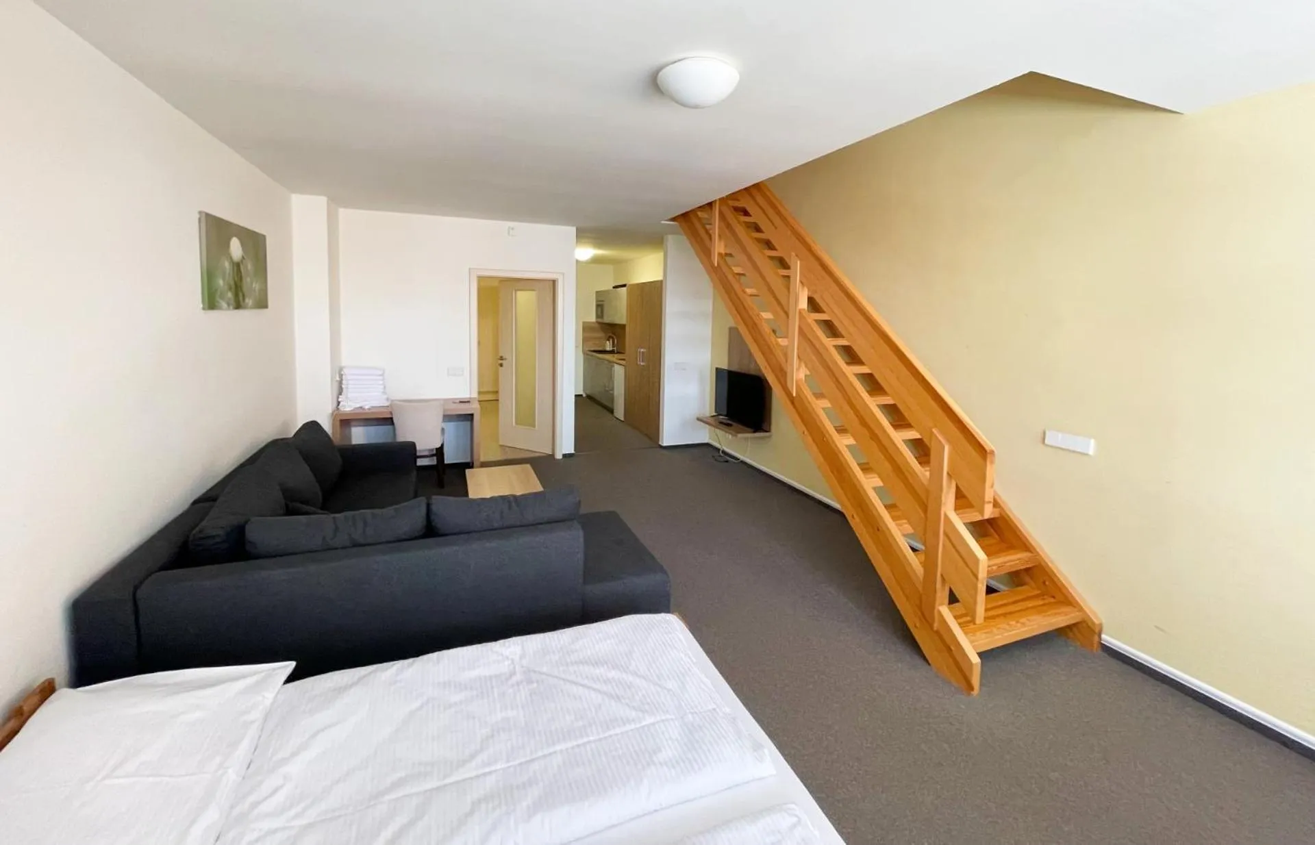 Living room, Bed in Wellness Hotel Říčky