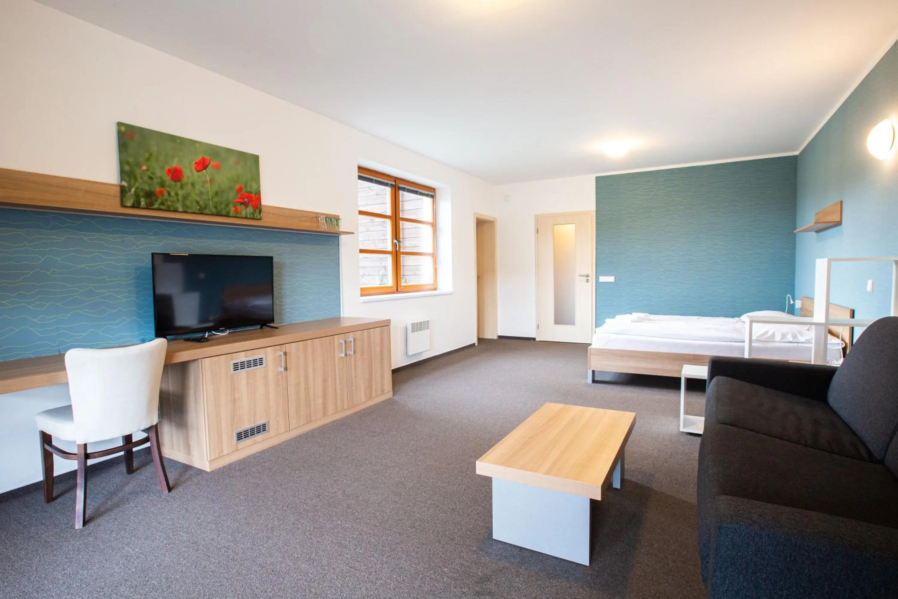 Bed in Wellness Hotel Říčky