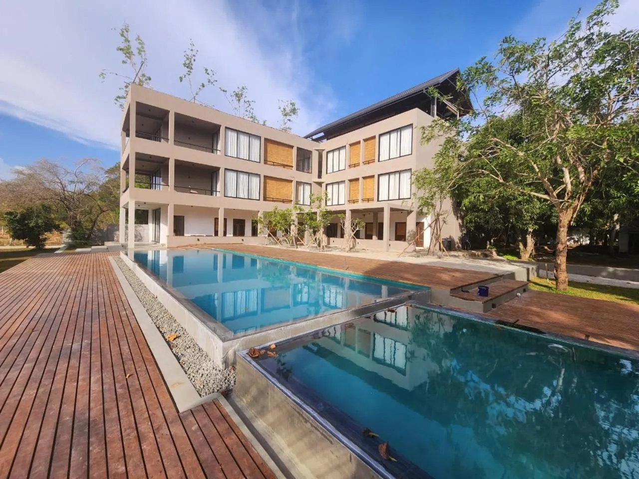 Property building in Thimbiri Wewa Resort Wilpattu