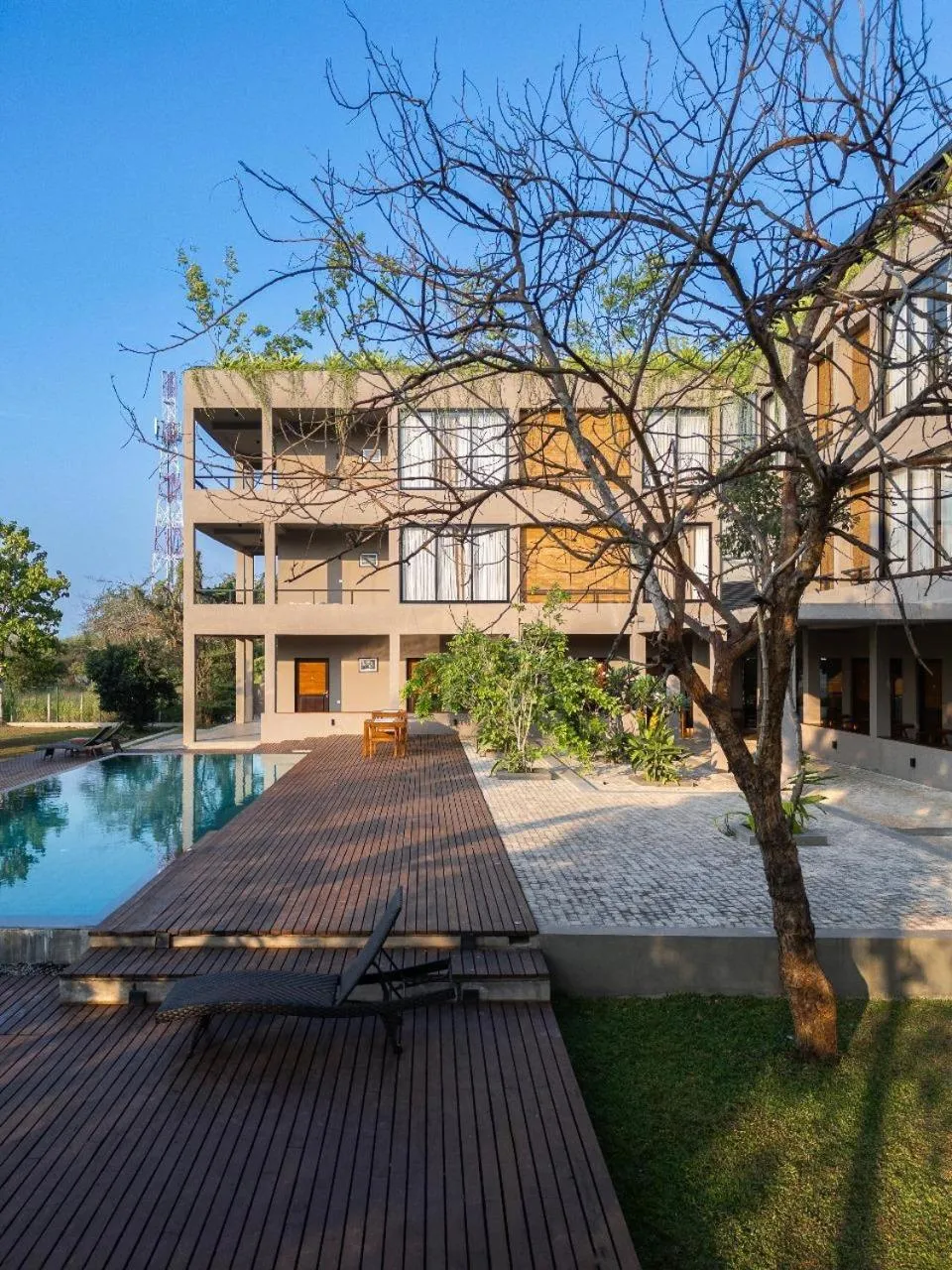 Property building in Thimbiri Wewa Resort Wilpattu