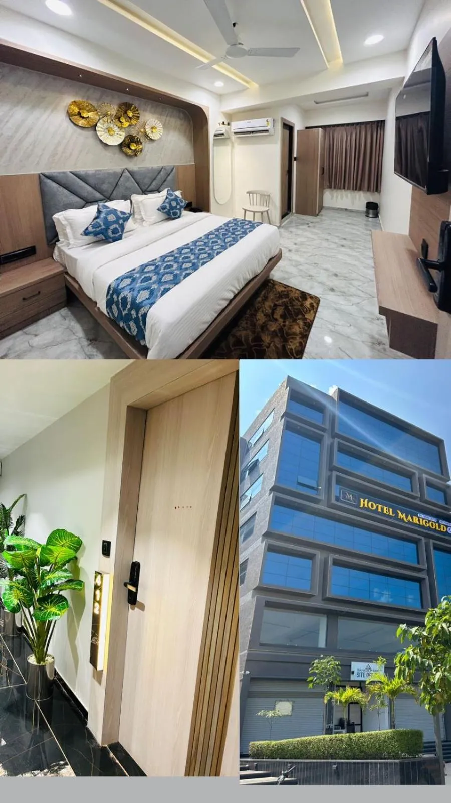 Property building, Bed in Hotel Marigold Naroda