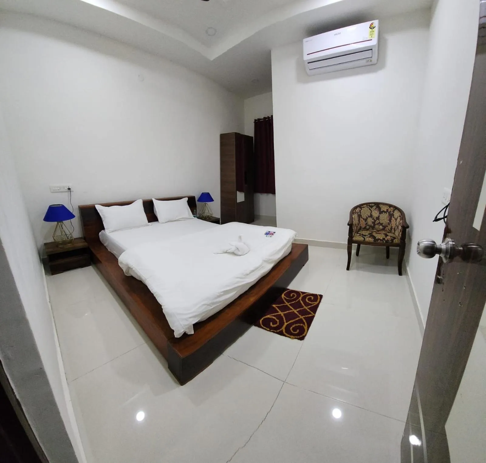 Bed in Hotel Viraaj Suites Miyapur