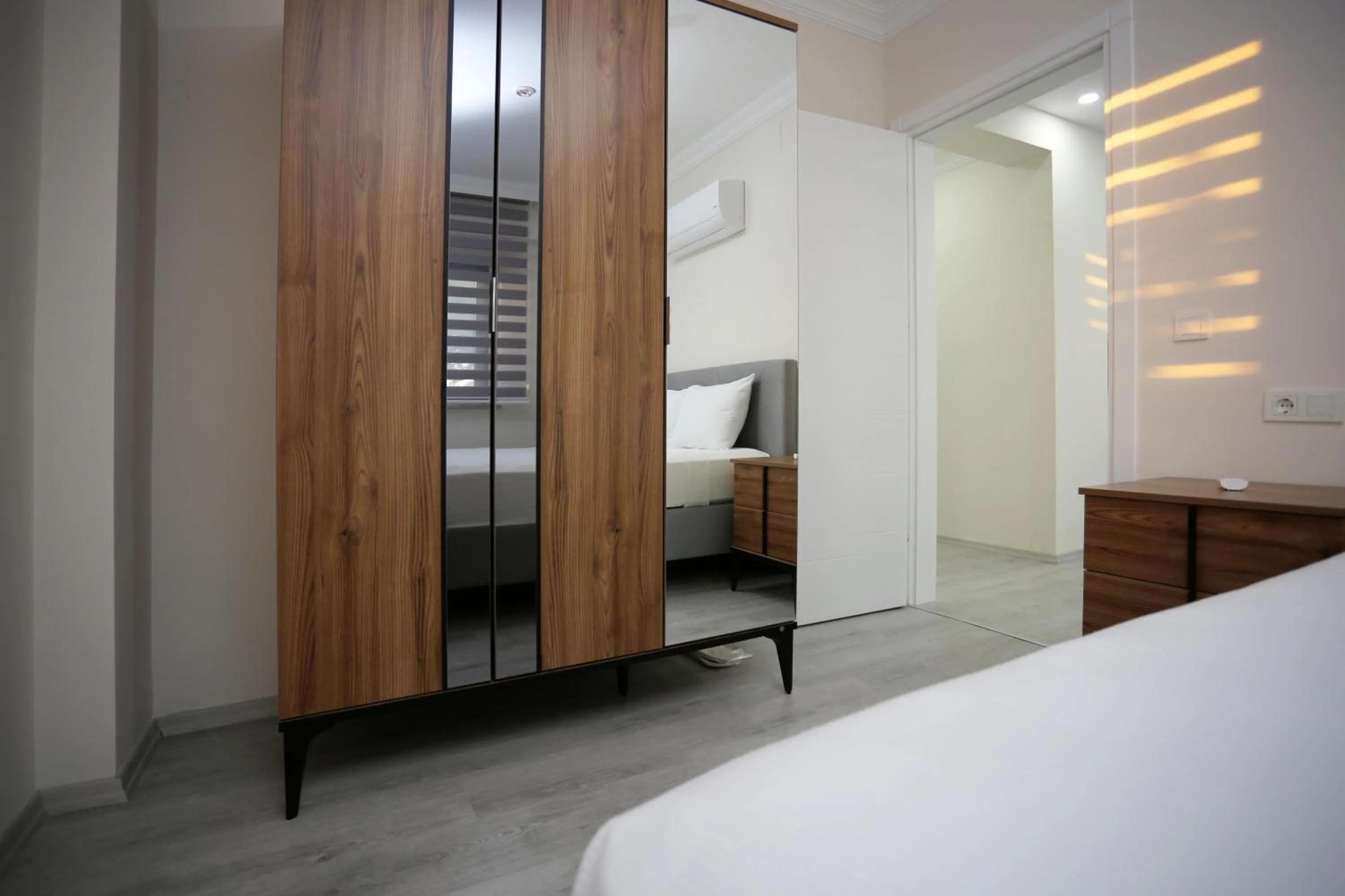 Bed in Bright House Apart