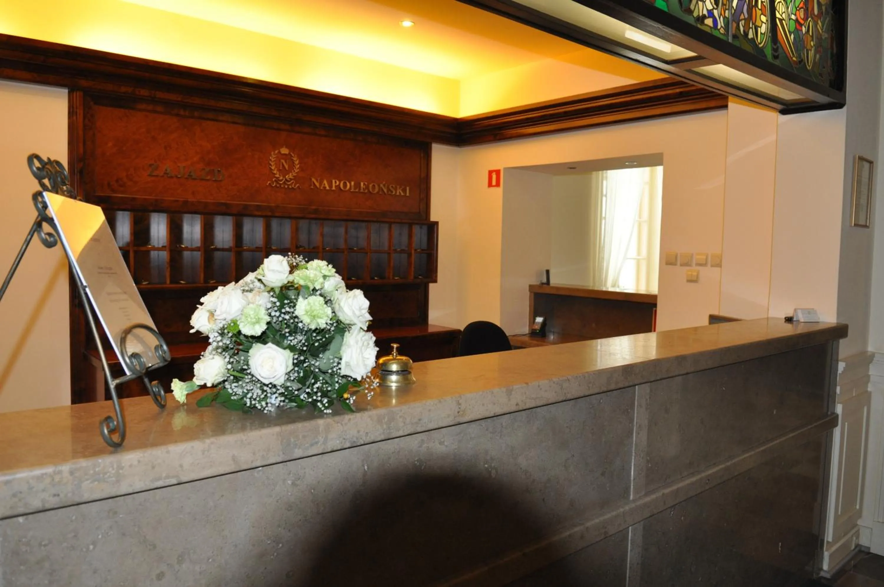 Lobby or reception in Hotel "Zajazd Napoleoński"