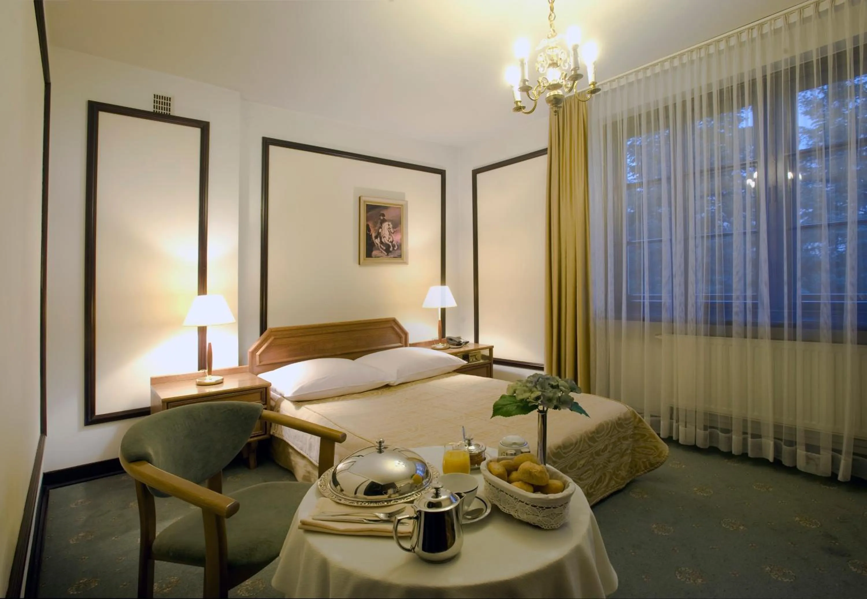 Bed in Hotel "Zajazd Napoleoński"