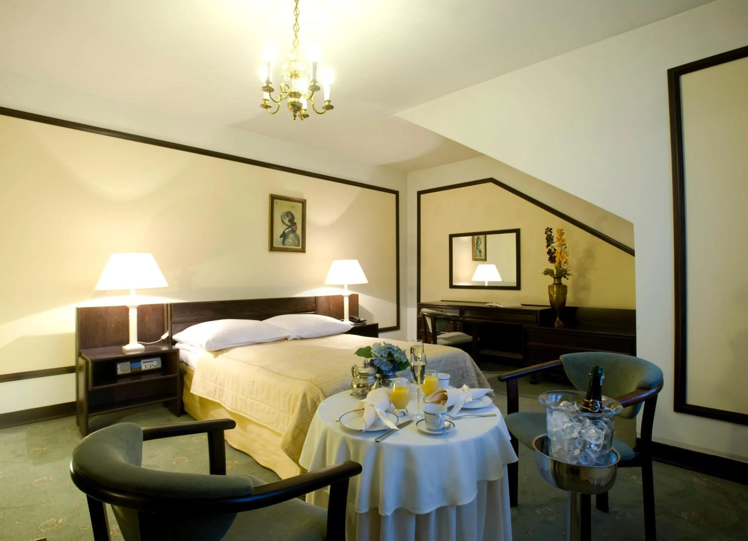 Bed in Hotel "Zajazd Napoleoński"