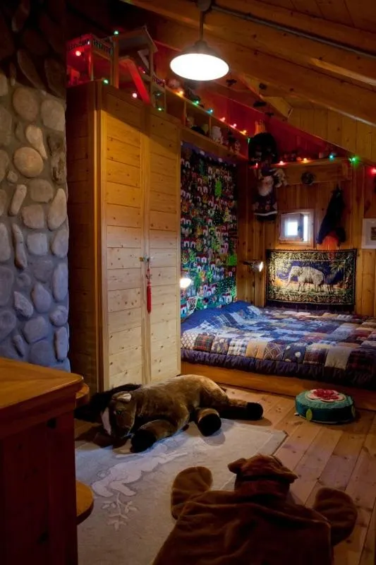 Bedroom, Bed in Vasilikia Mountain Farm & Retreat