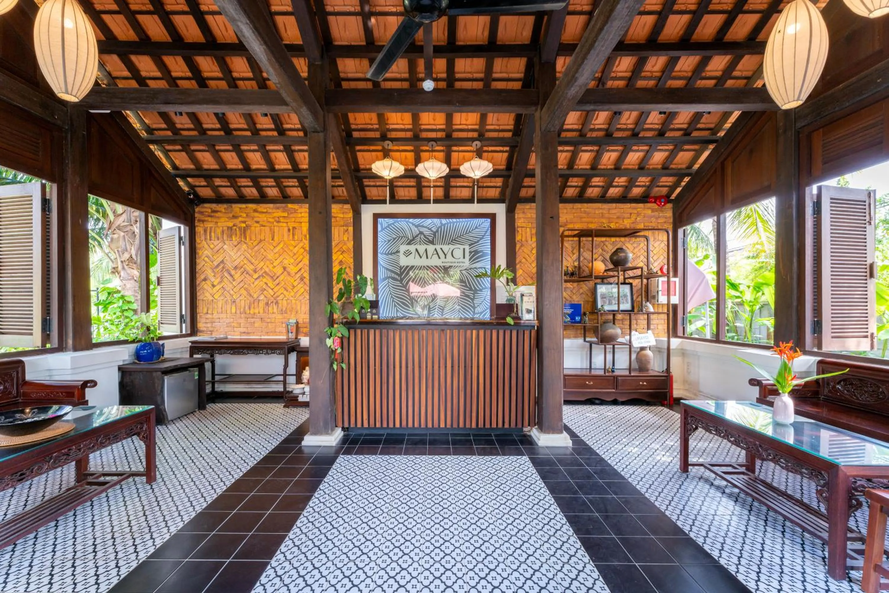 Lobby or reception in Mayci Eco Boutique Hotel Hoi An