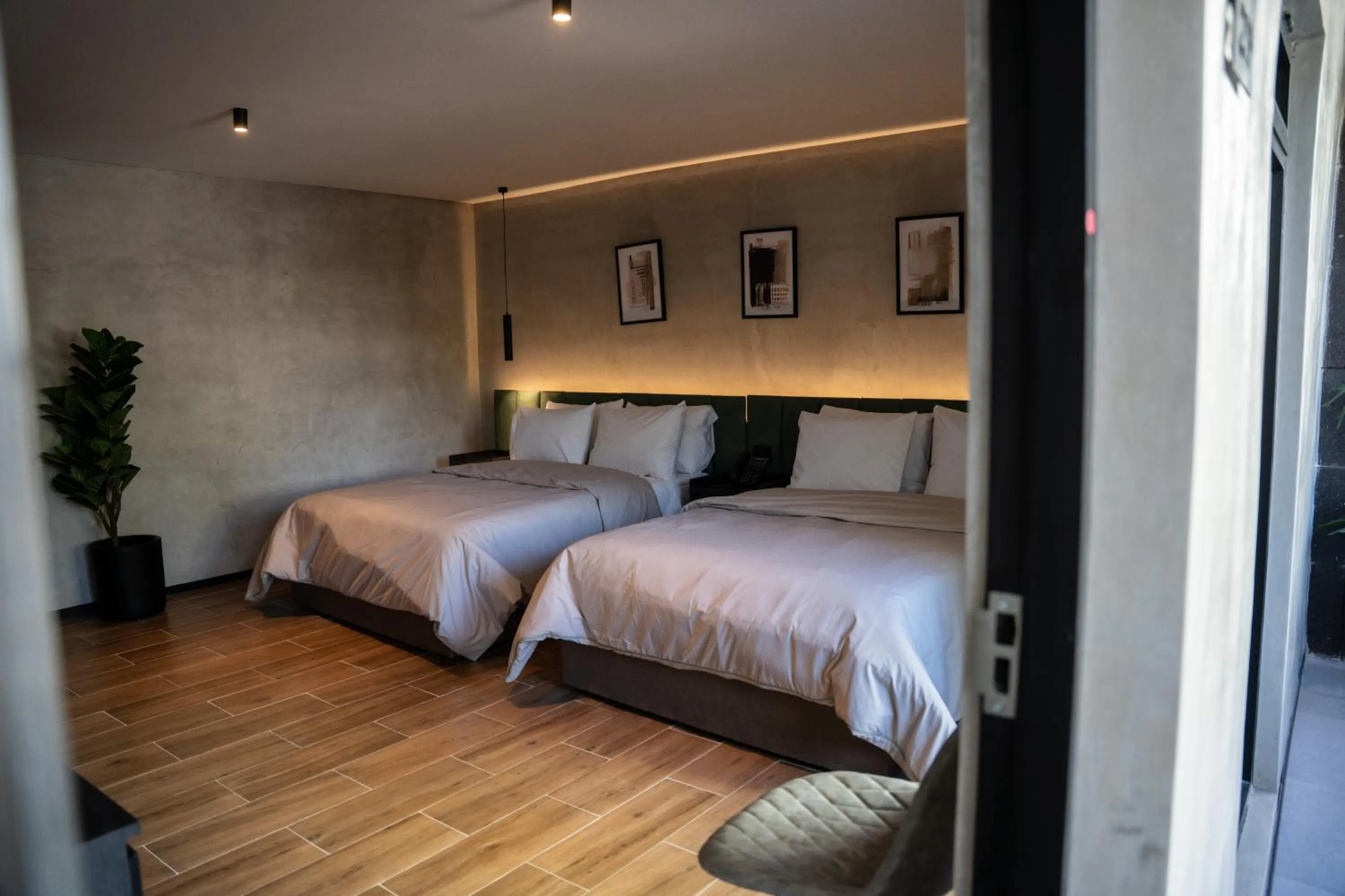 Bed in Hotel Alcala Expo